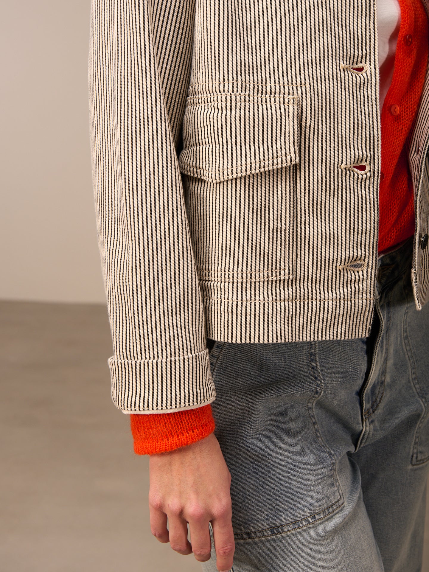 veste avec col de chemise