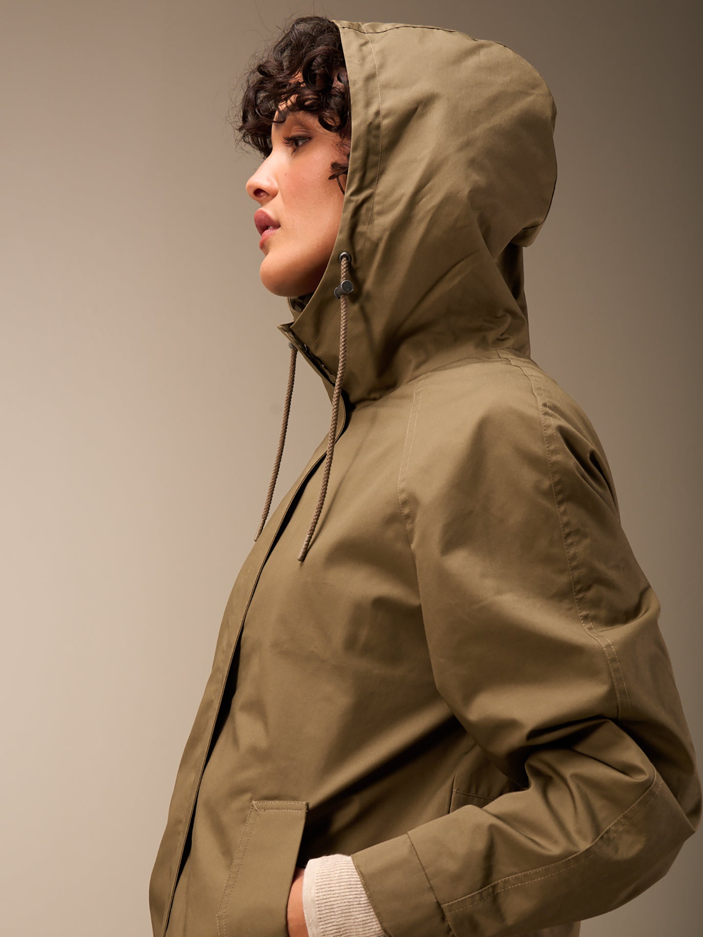 Water-repellent coat