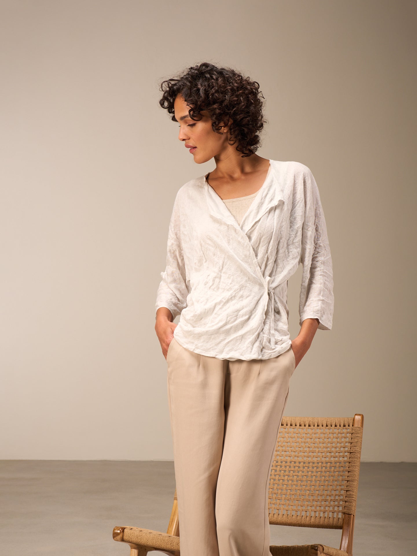 Wrap cardigan