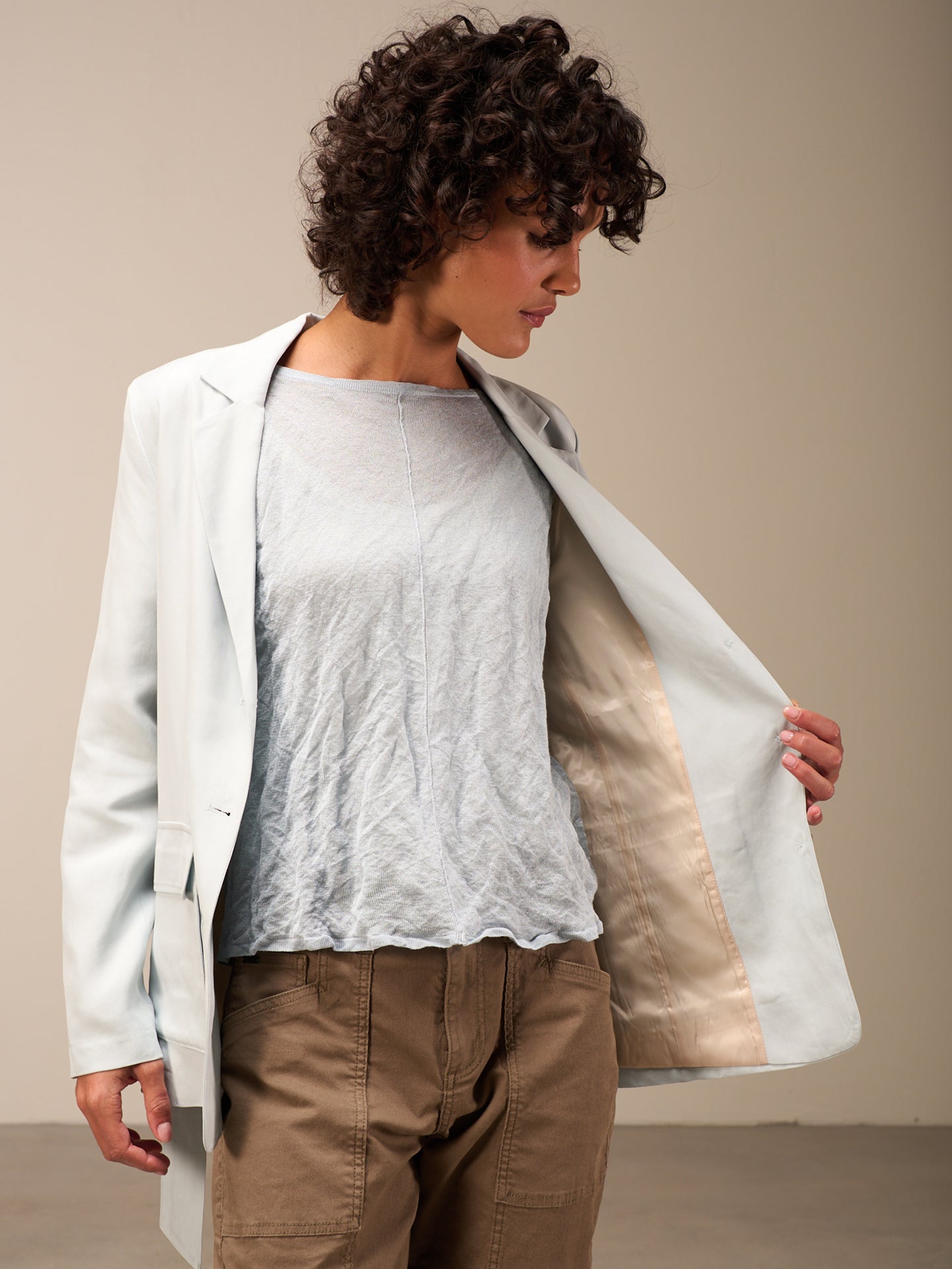 Blazer mit Gürtel