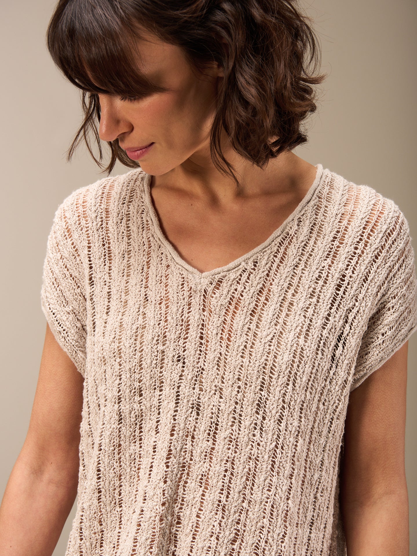 V-neck sweater vest