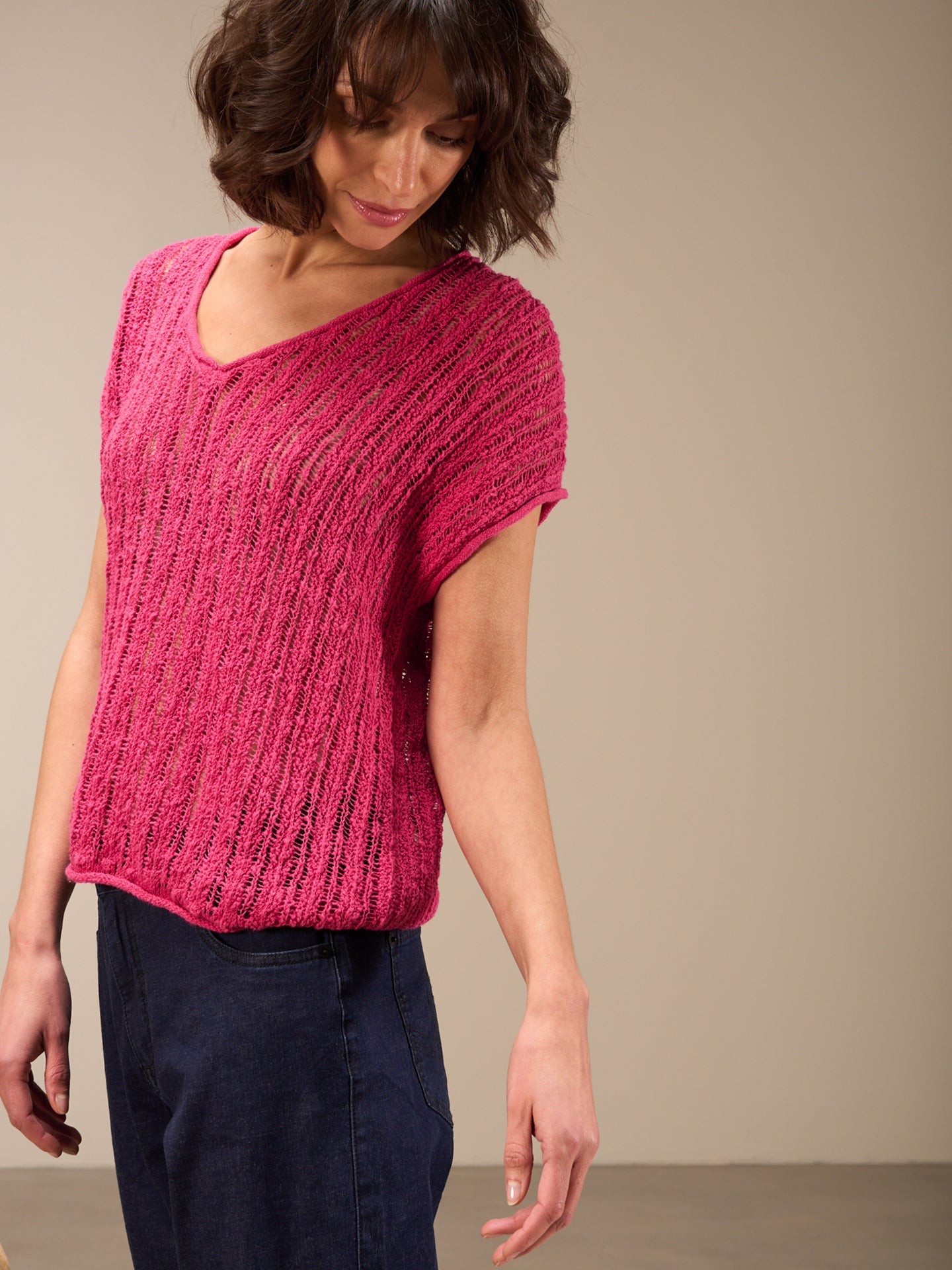 V-neck sweater vest
