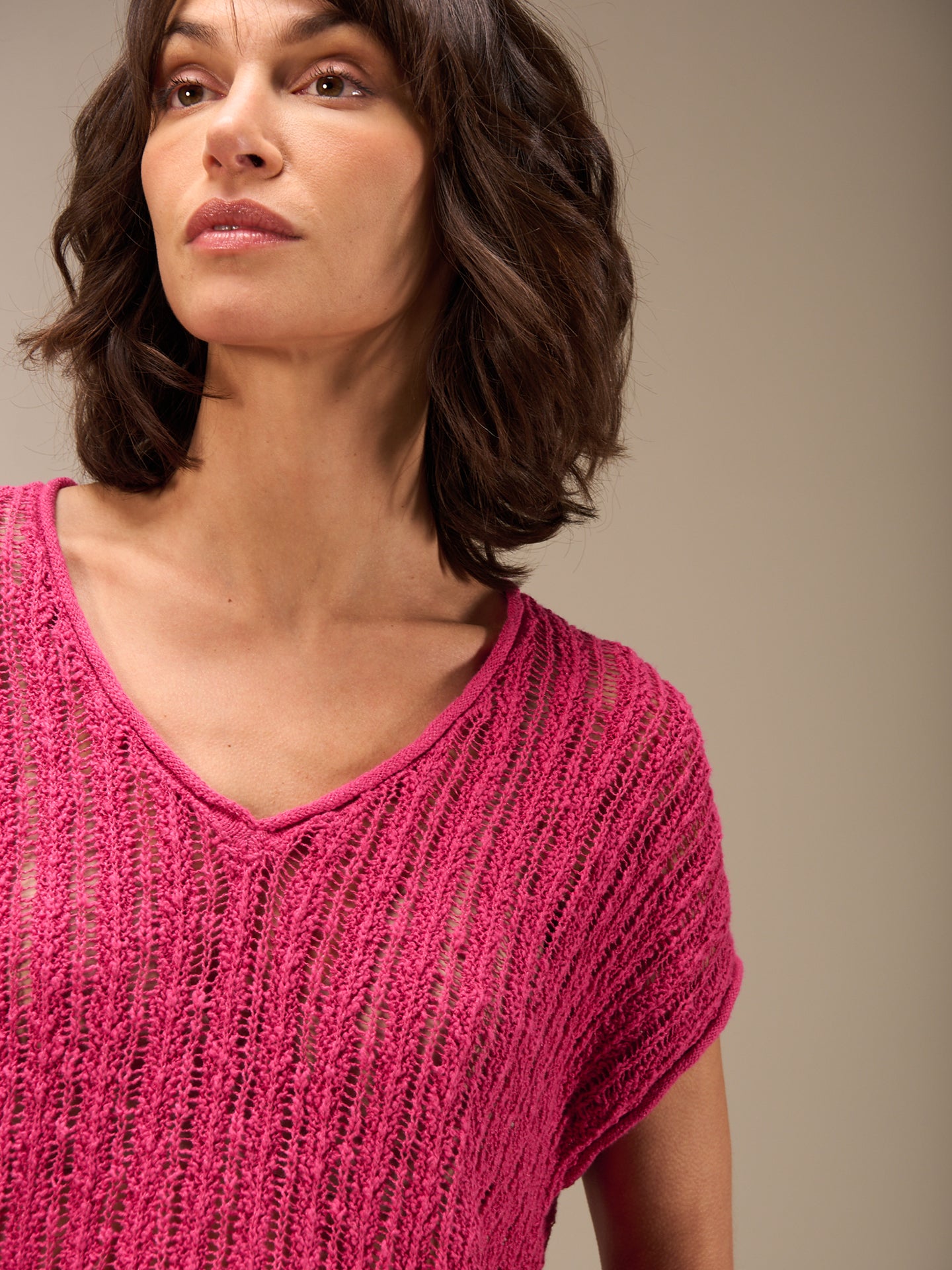 V-neck sweater vest