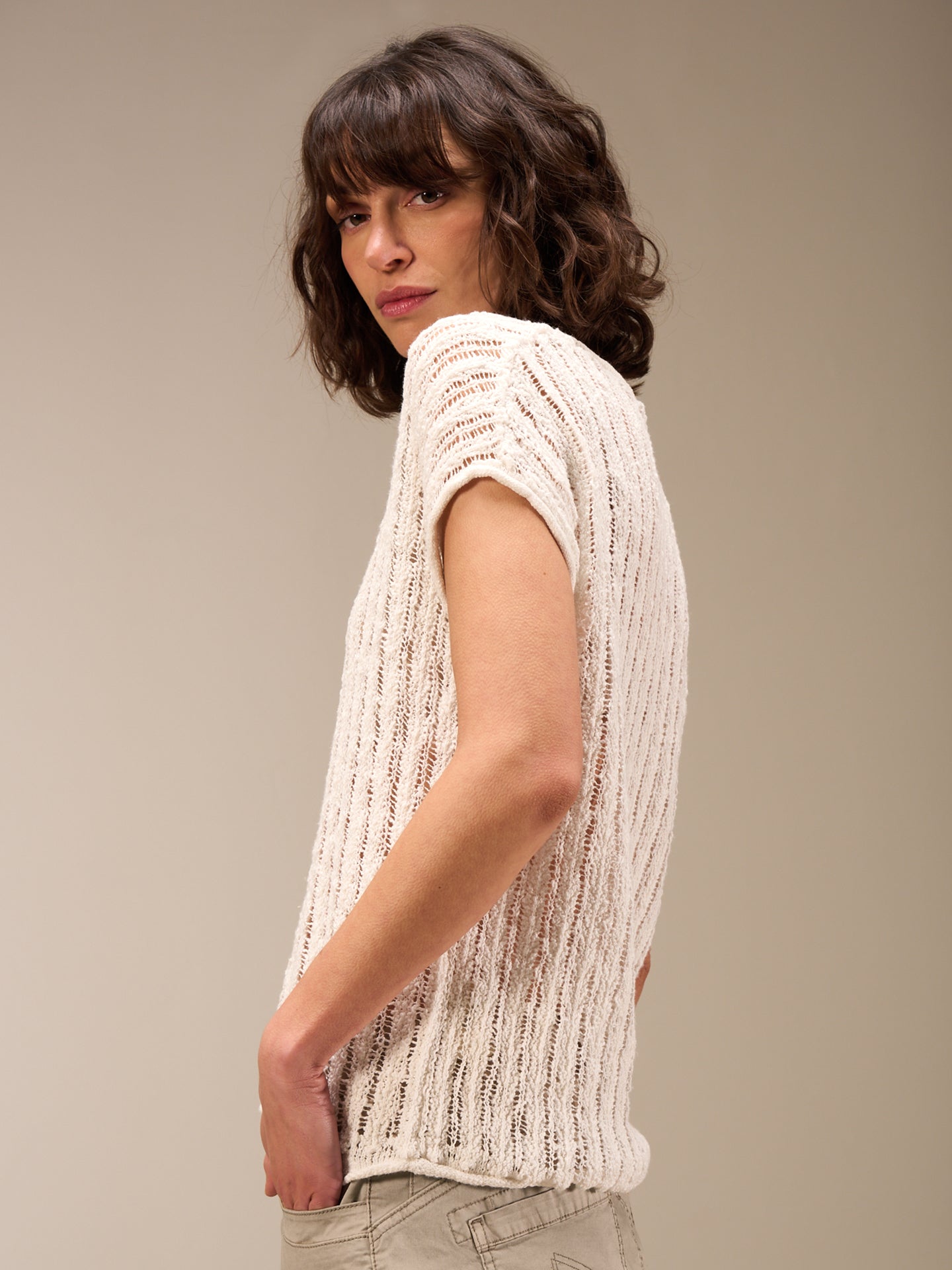V-neck sweater vest