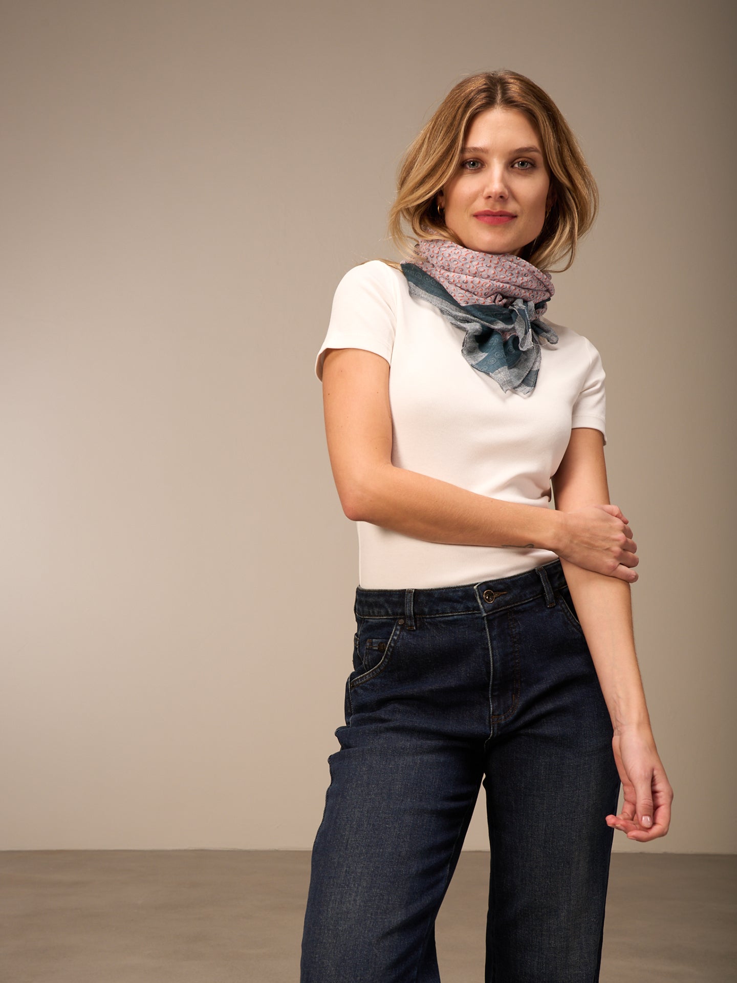 foulard imprimé