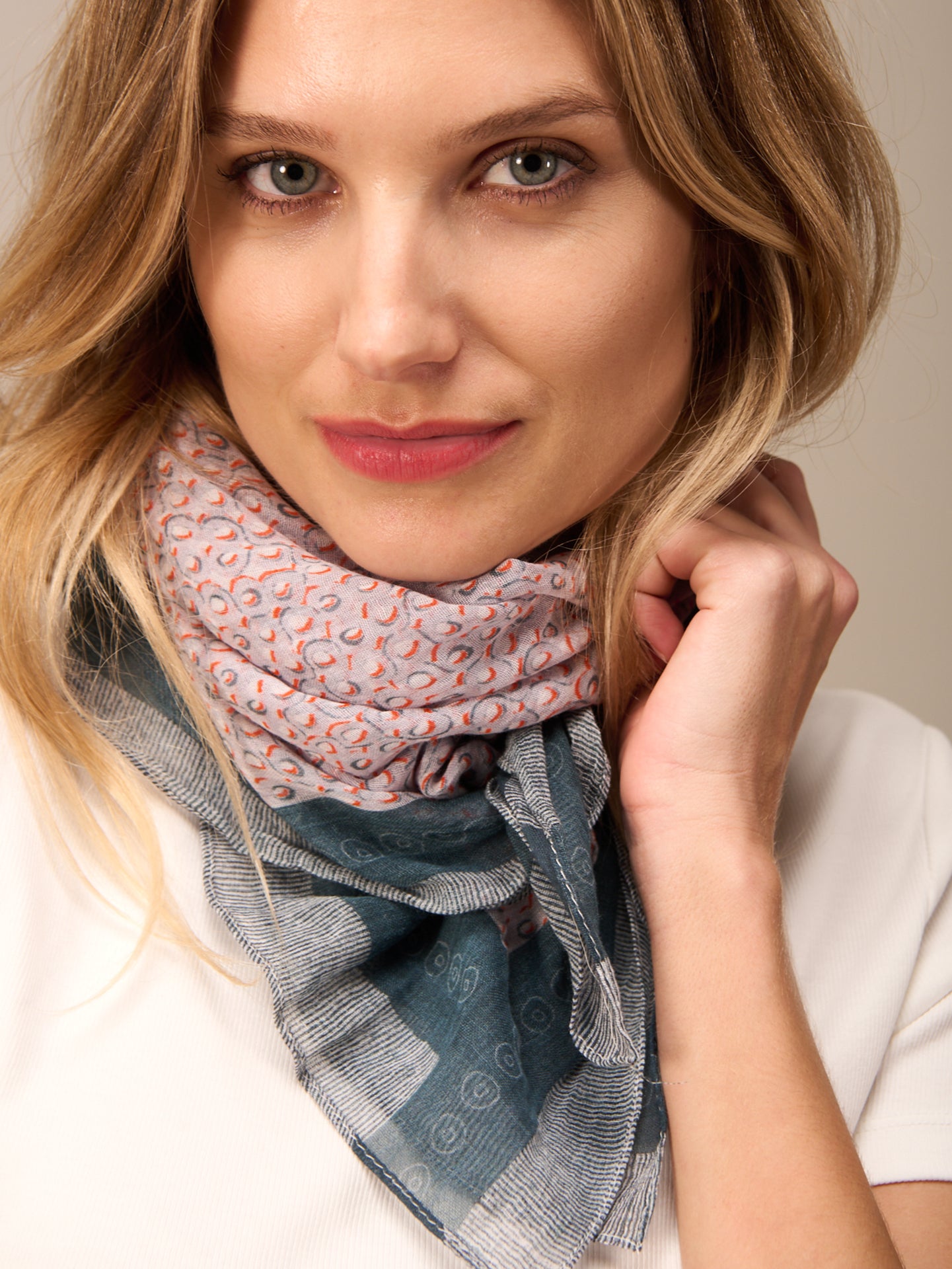 foulard imprimé