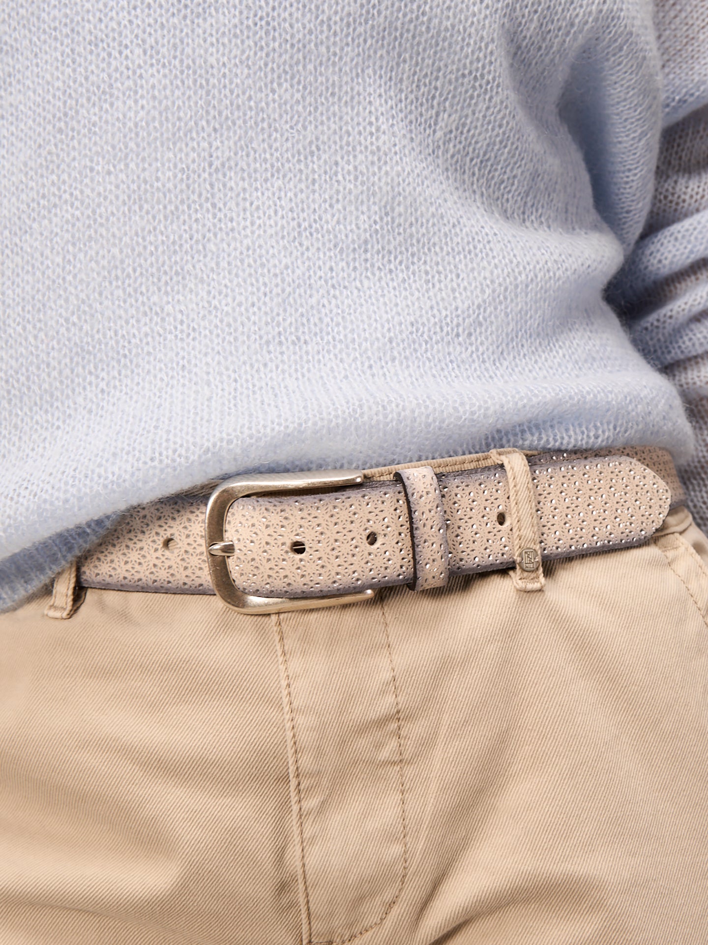ceinture avec motif en relief