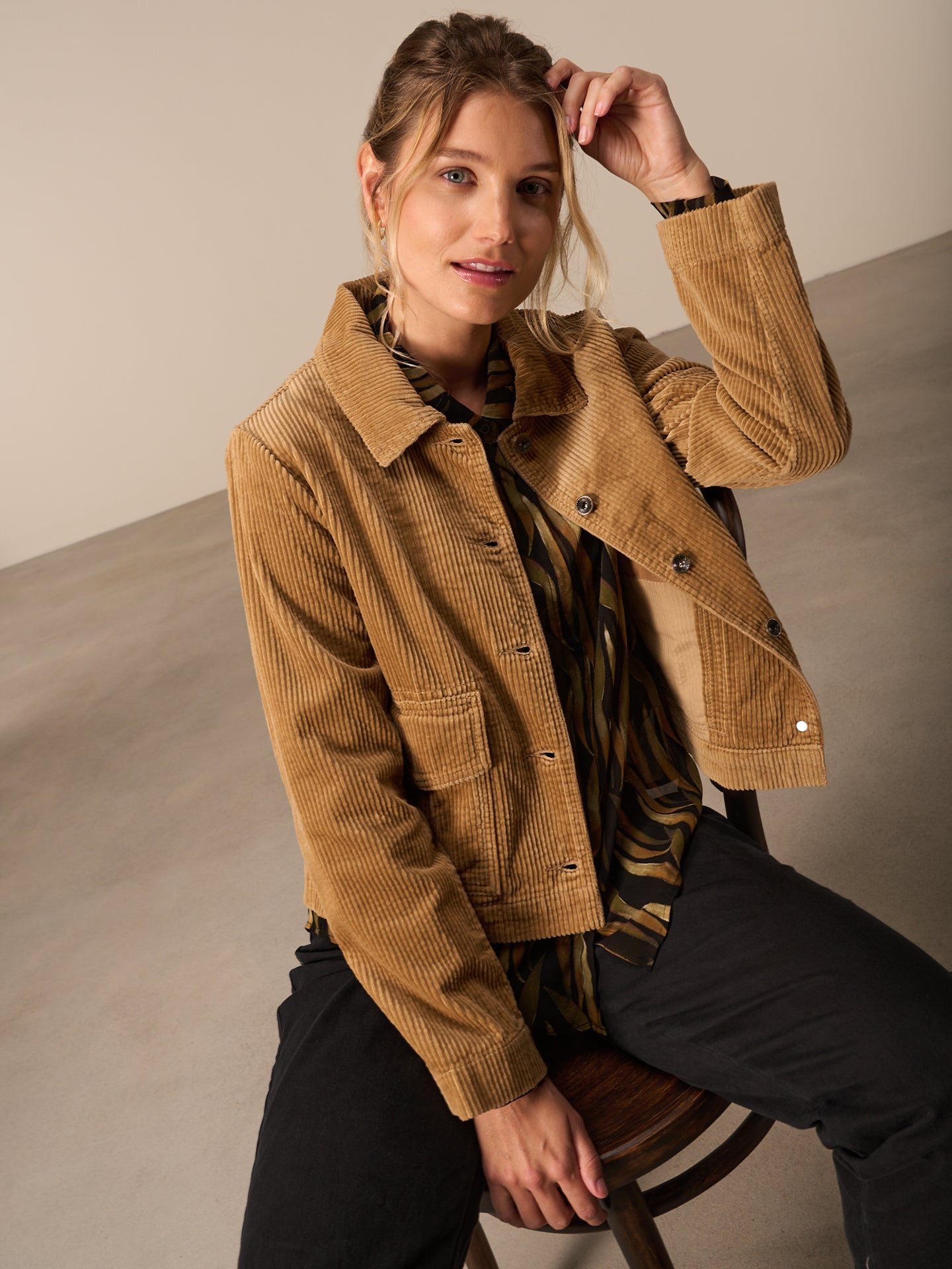 veste avec col de chemise