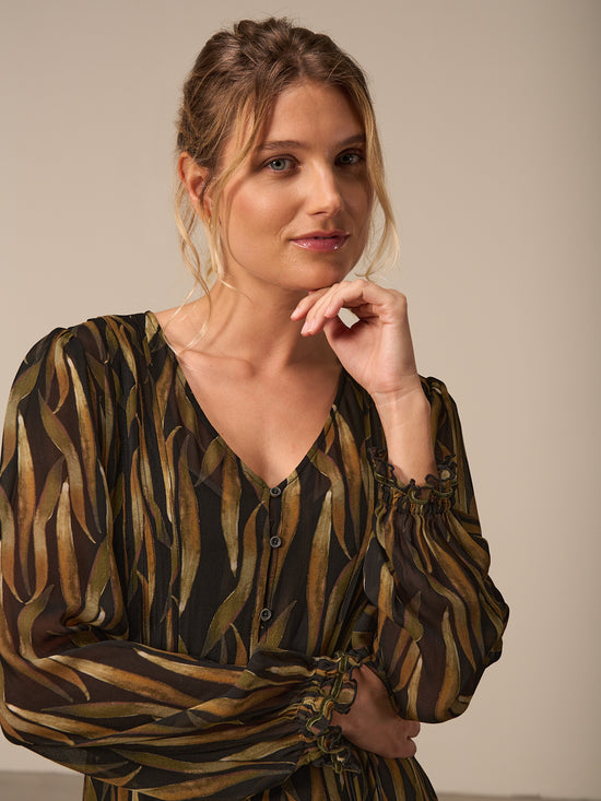 robe avec col en V