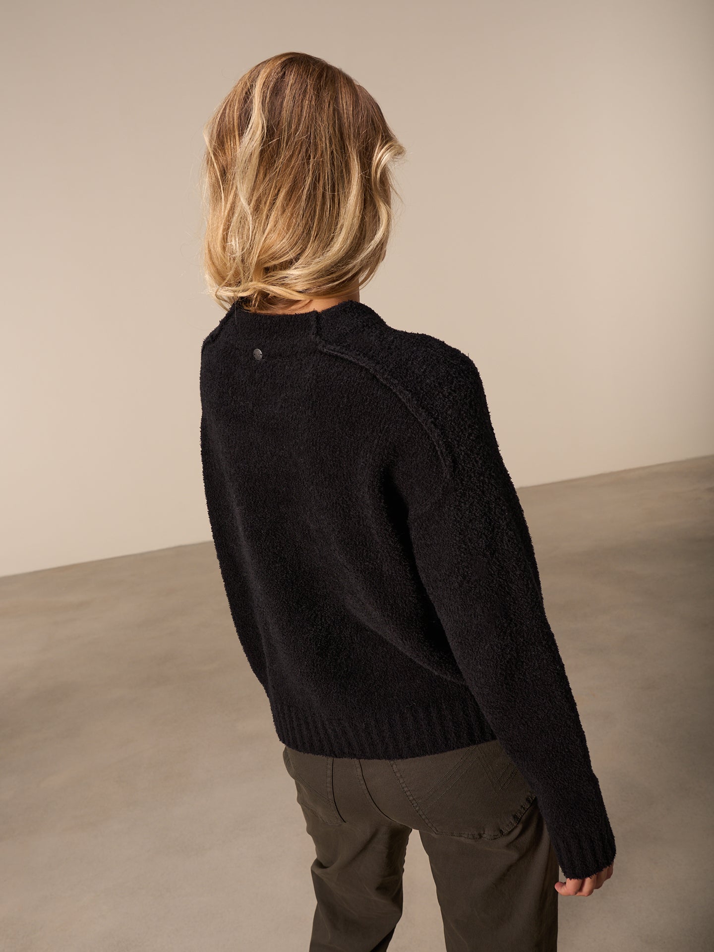 Maglione con collo alto