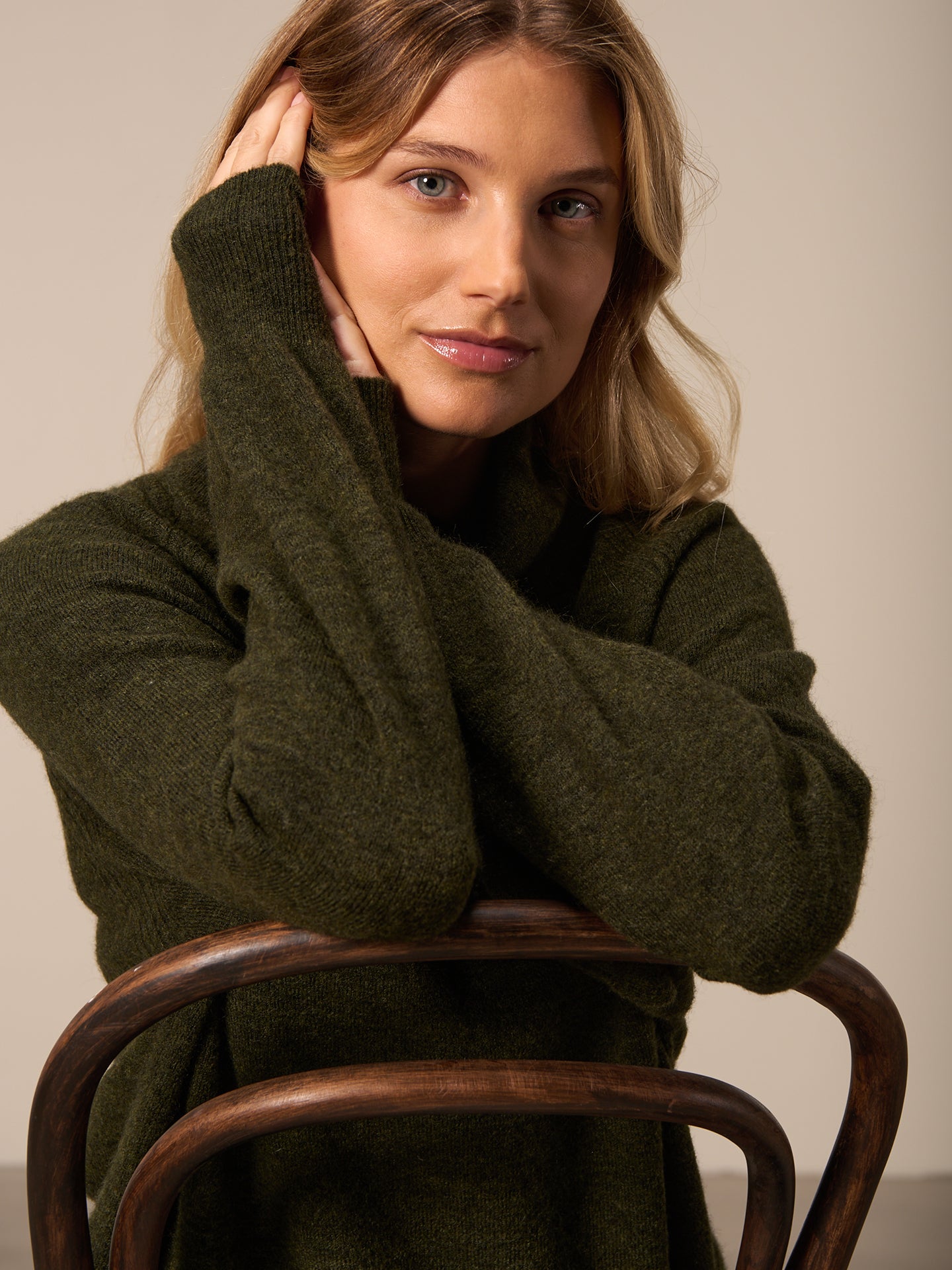 Maglione con collo a dolcevita