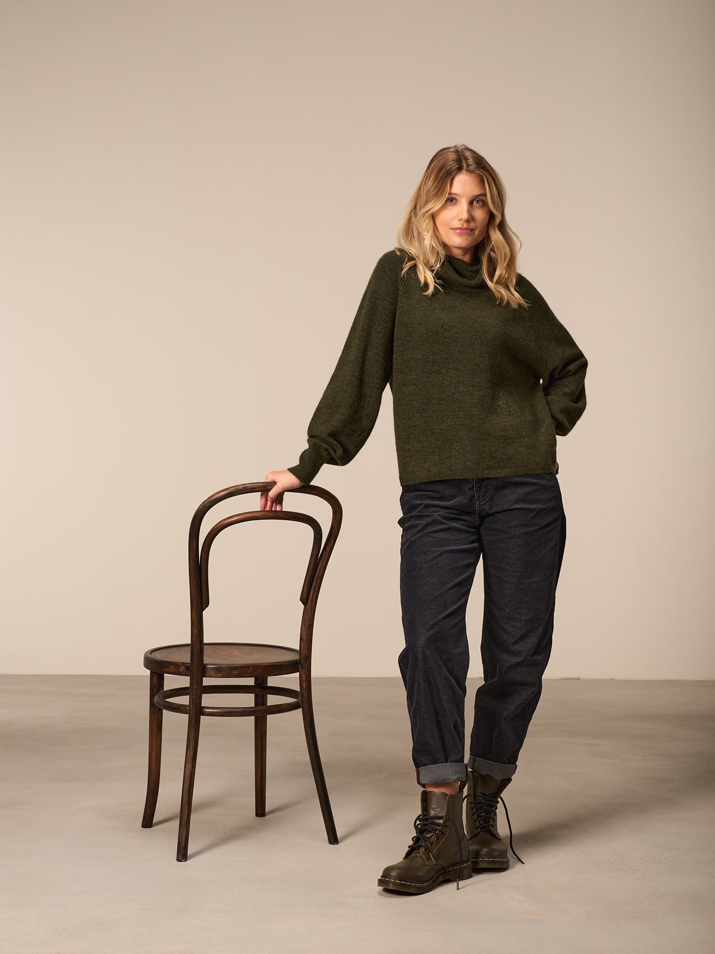 Maglione con collo a dolcevita