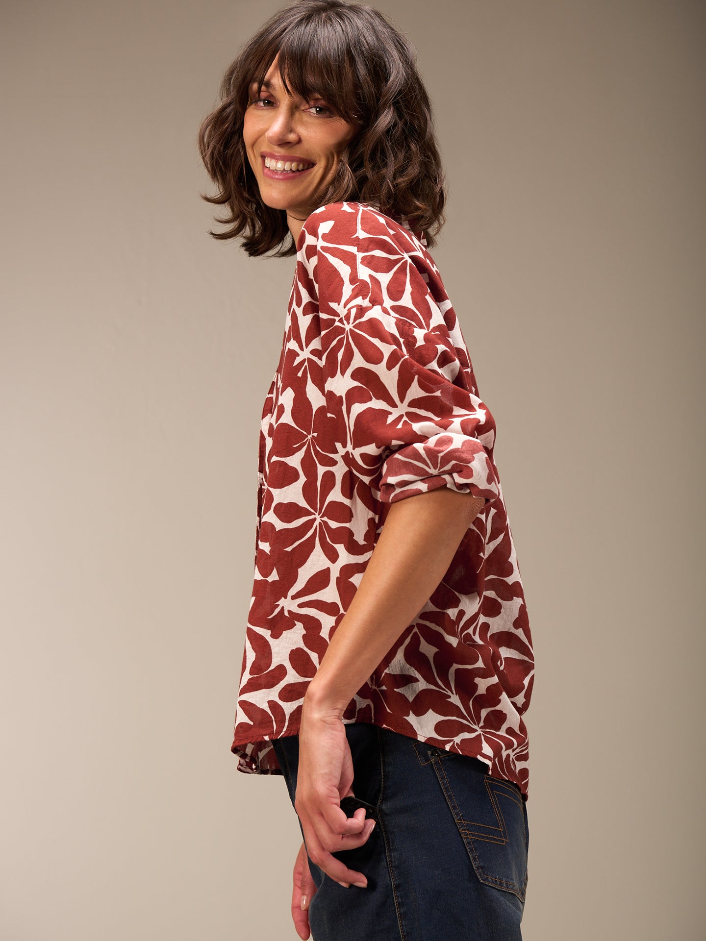 Bluse mit Knopfleiste