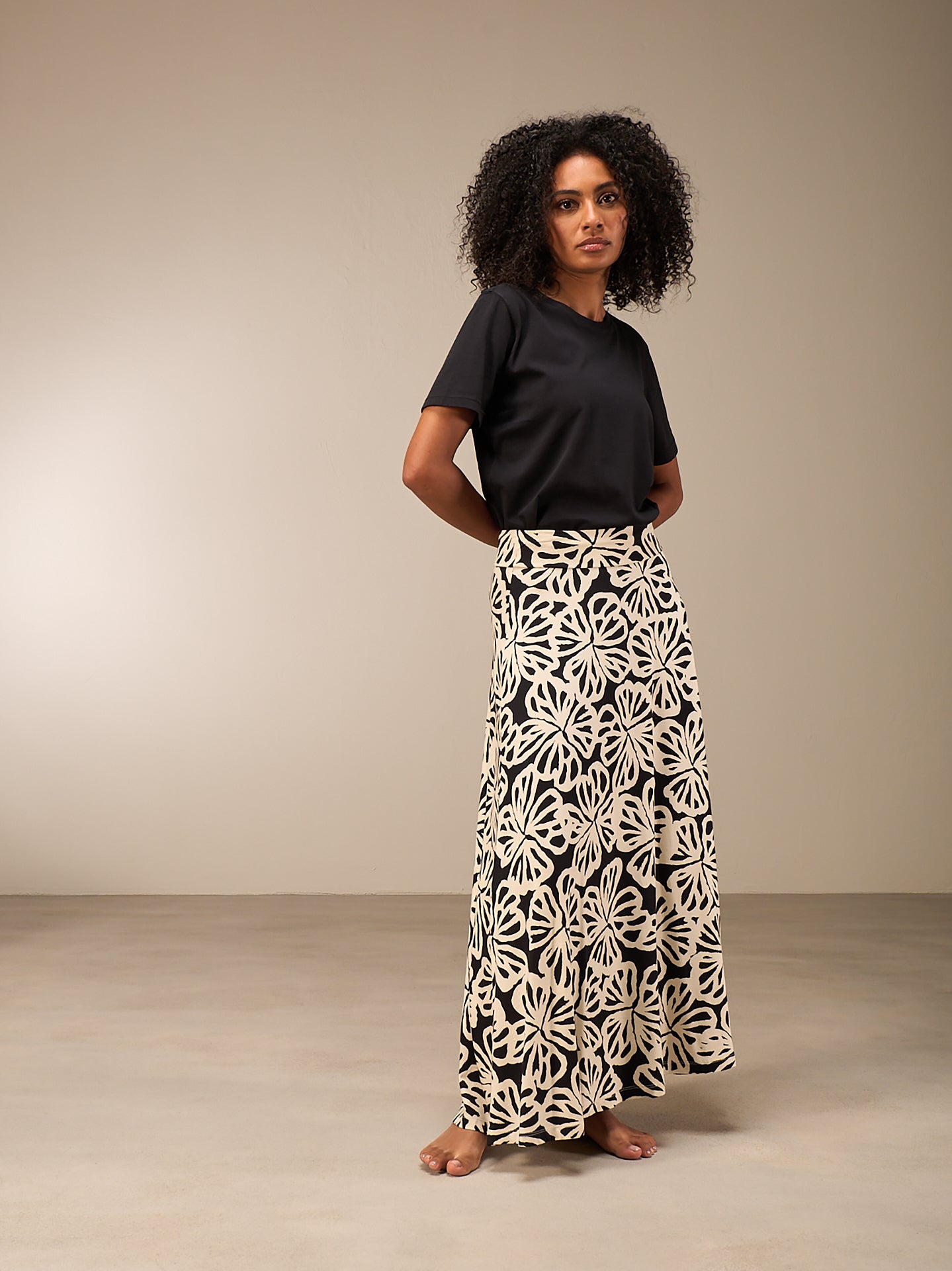 Jersey skirt