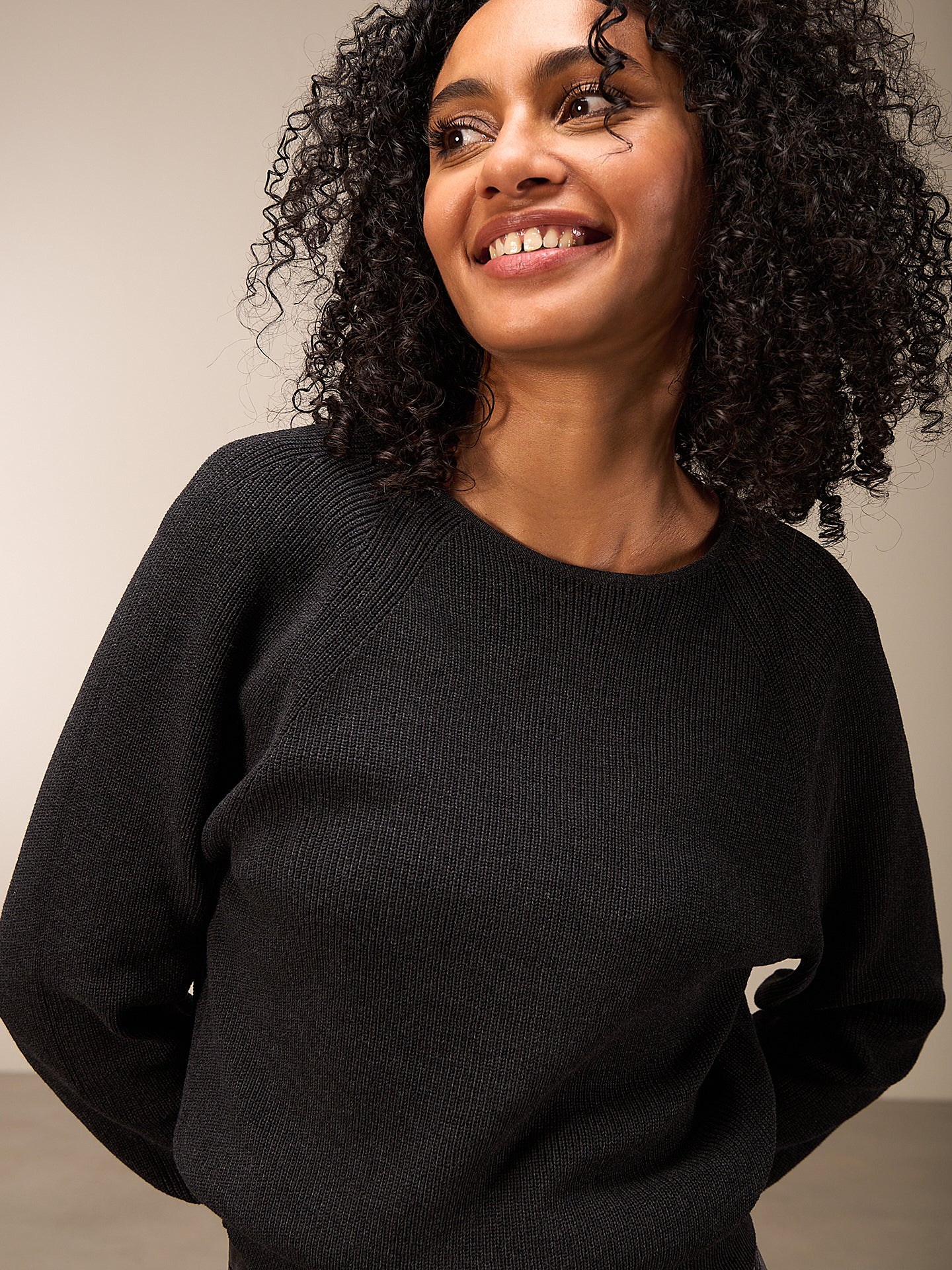 Pullover mit Rundauschnitt