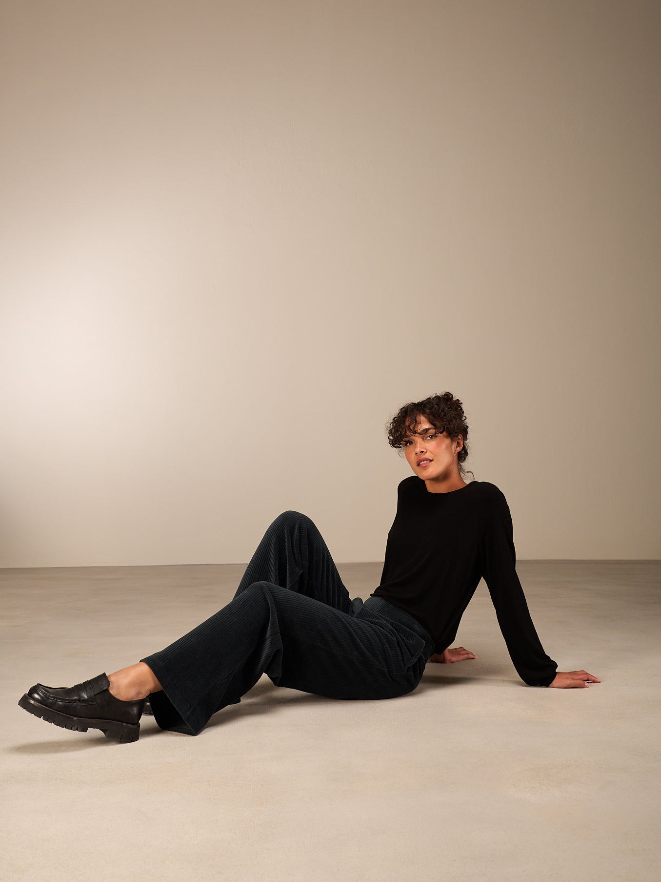 pantalon en velours côtelé