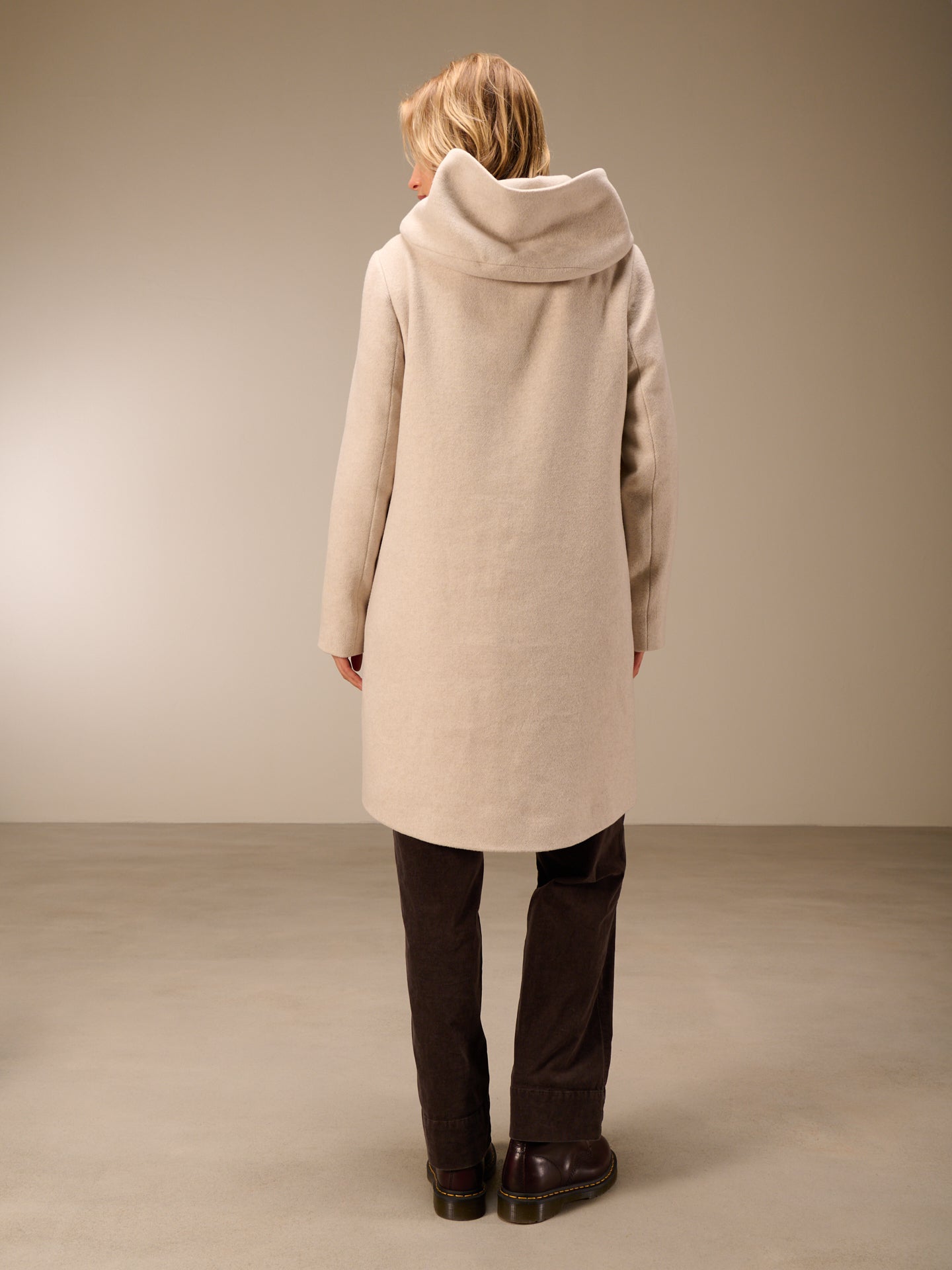 Cappotto con cappuccio