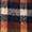 Coat with check pattern
