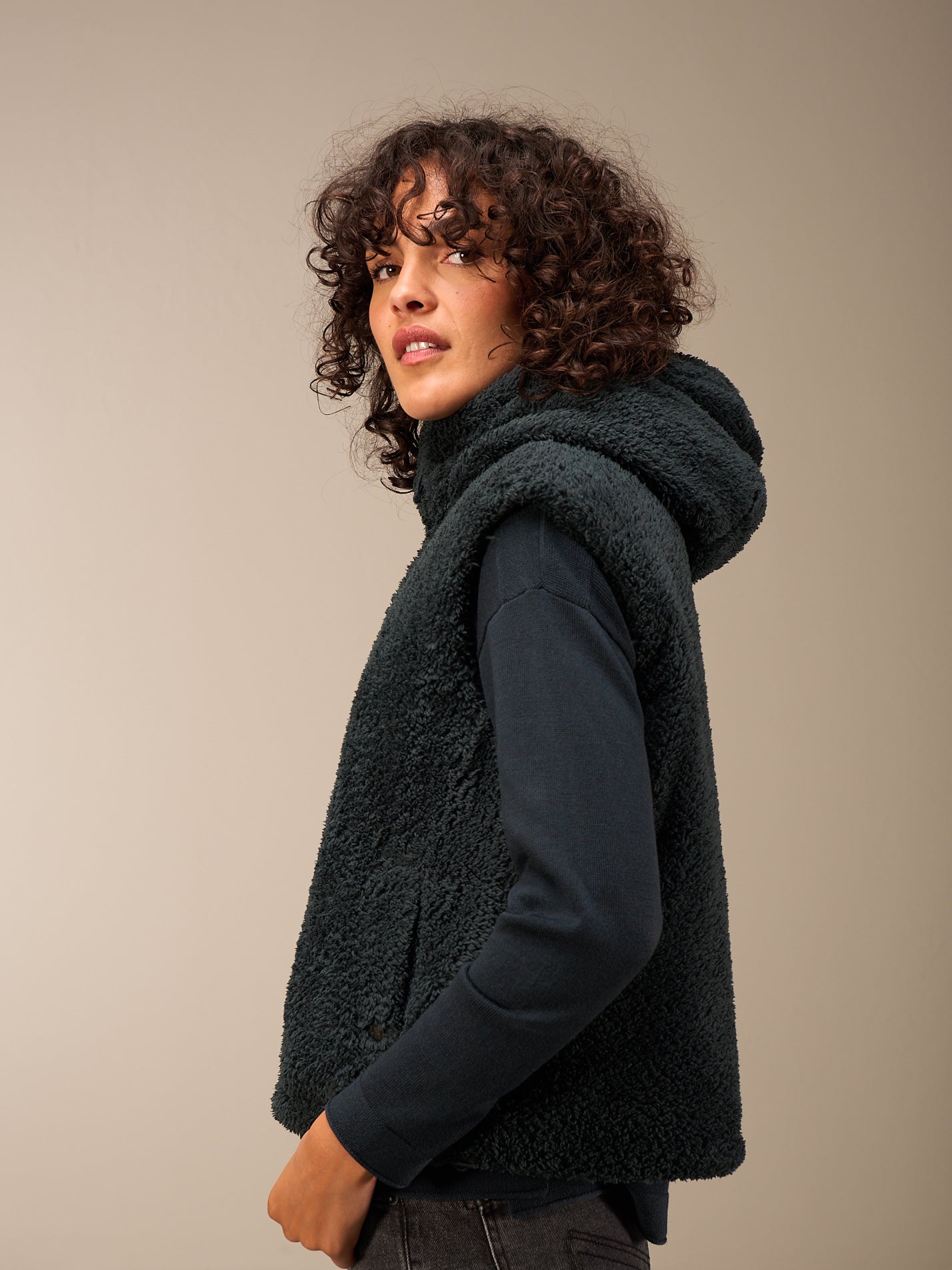 gilet en sherpa