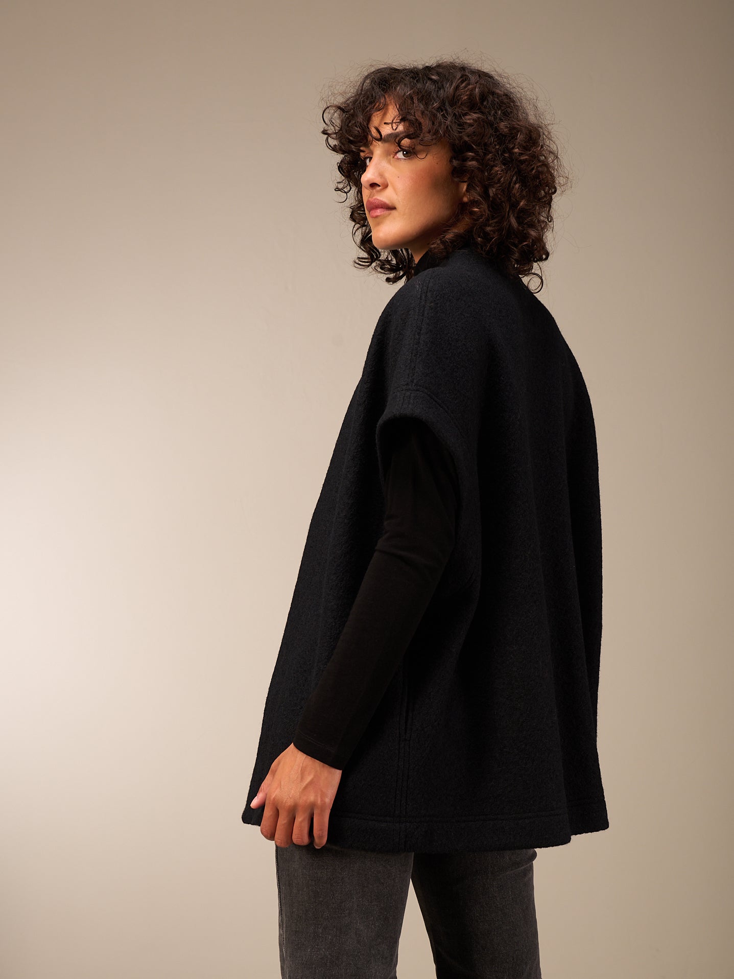 Gilet in misto lana