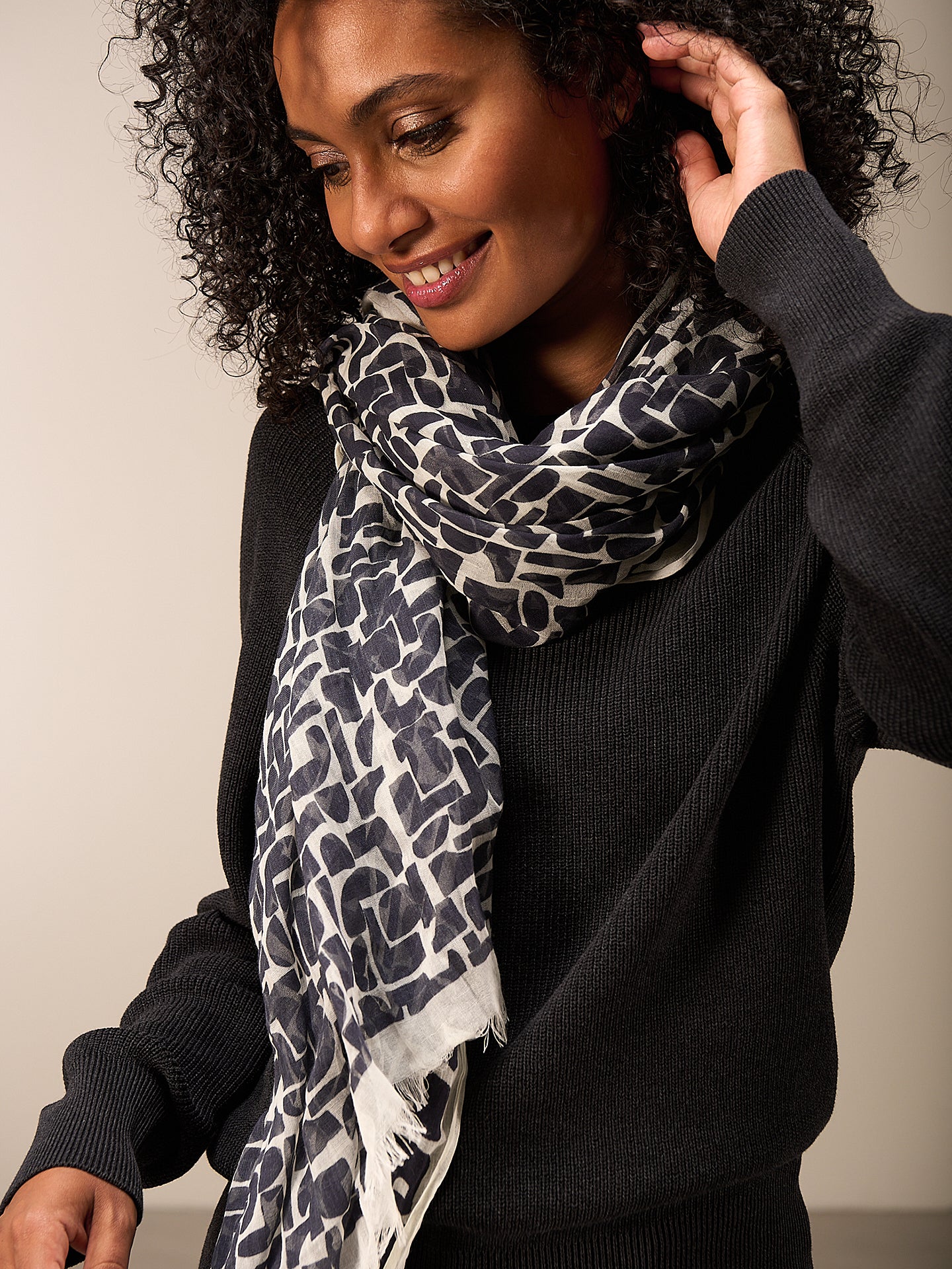foulard imprimé