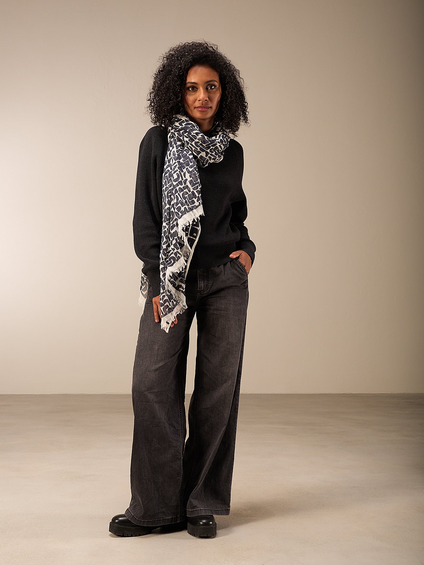 foulard imprimé