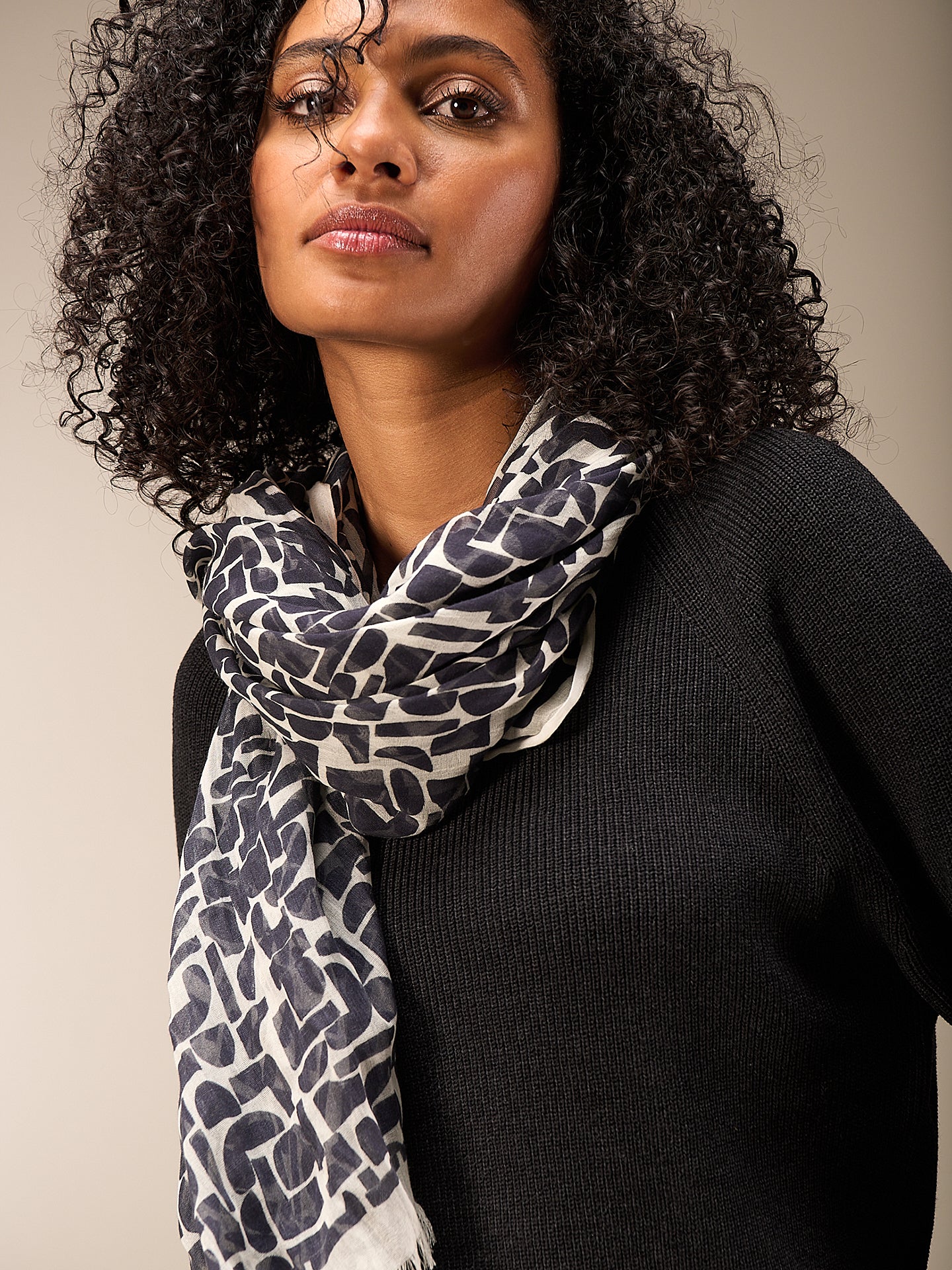 foulard imprimé