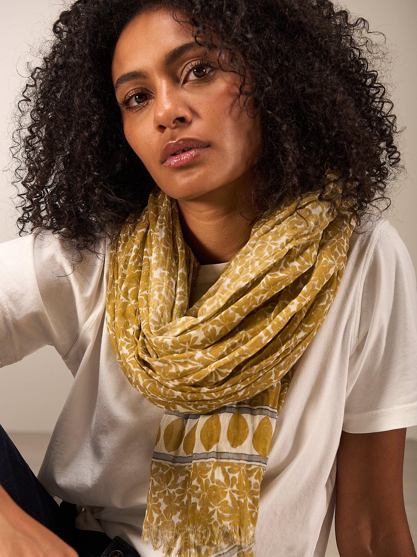 foulard imprimé