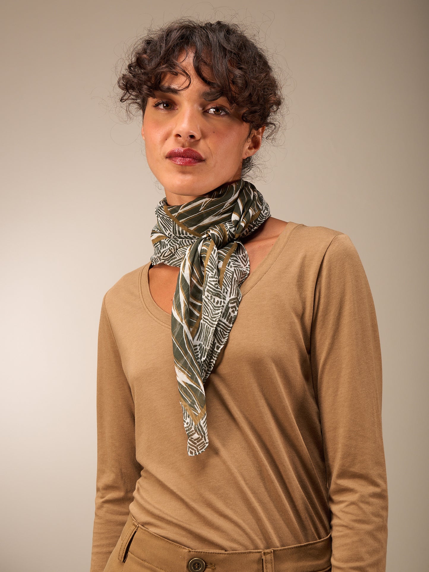foulard imprimé