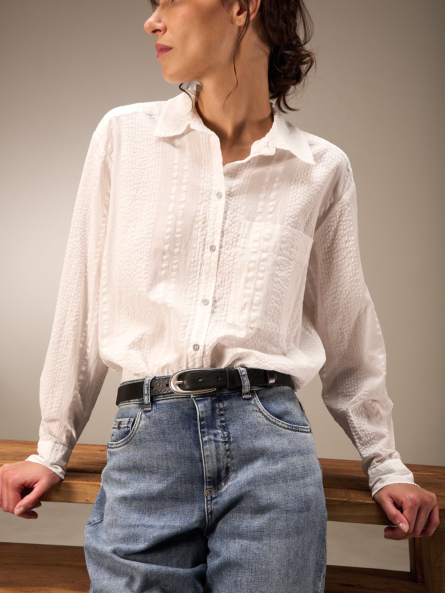 Belt with buckle