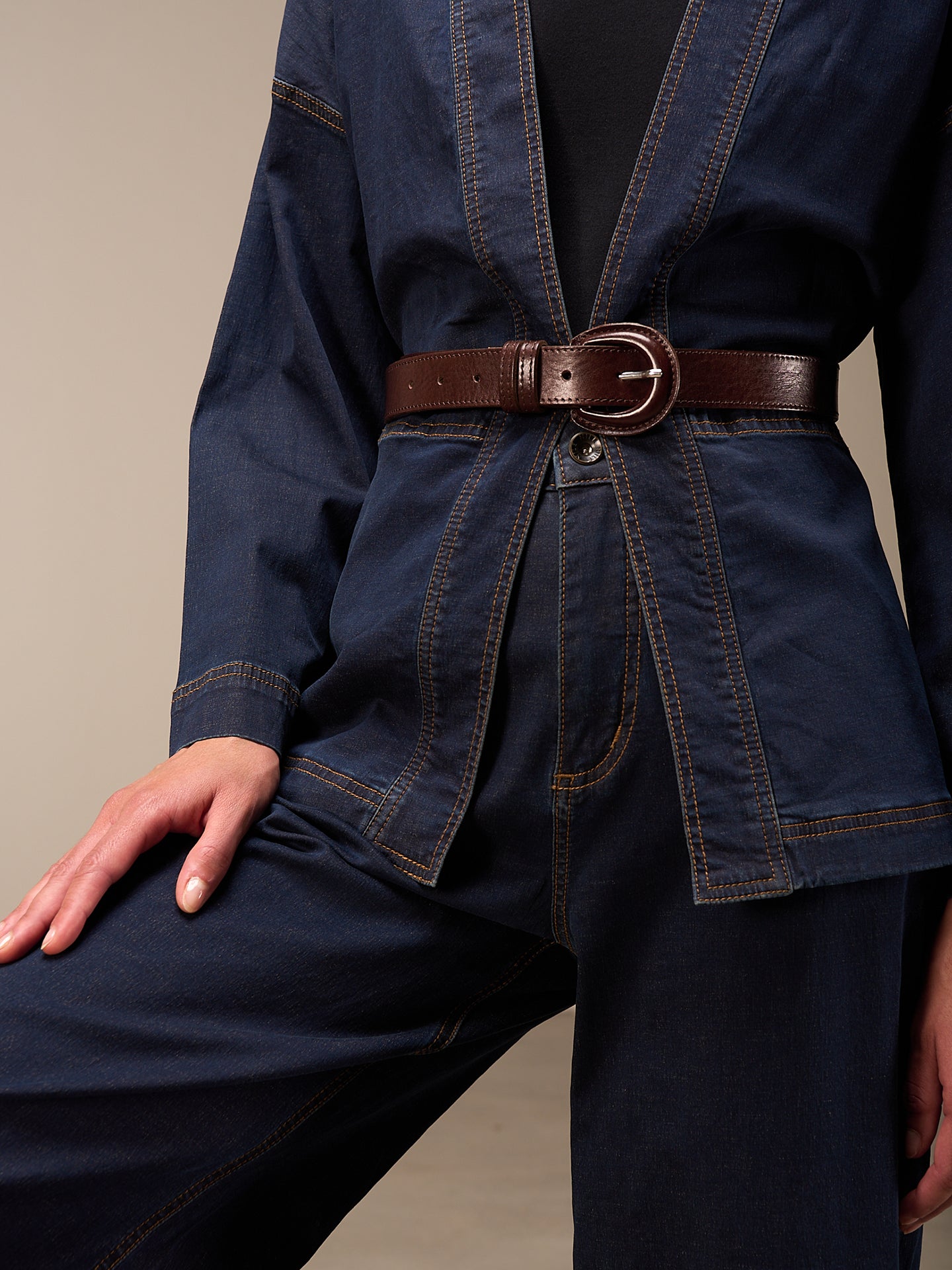Belt with buckle