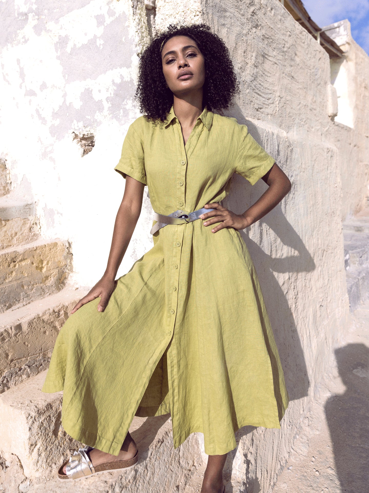 Button-down dress