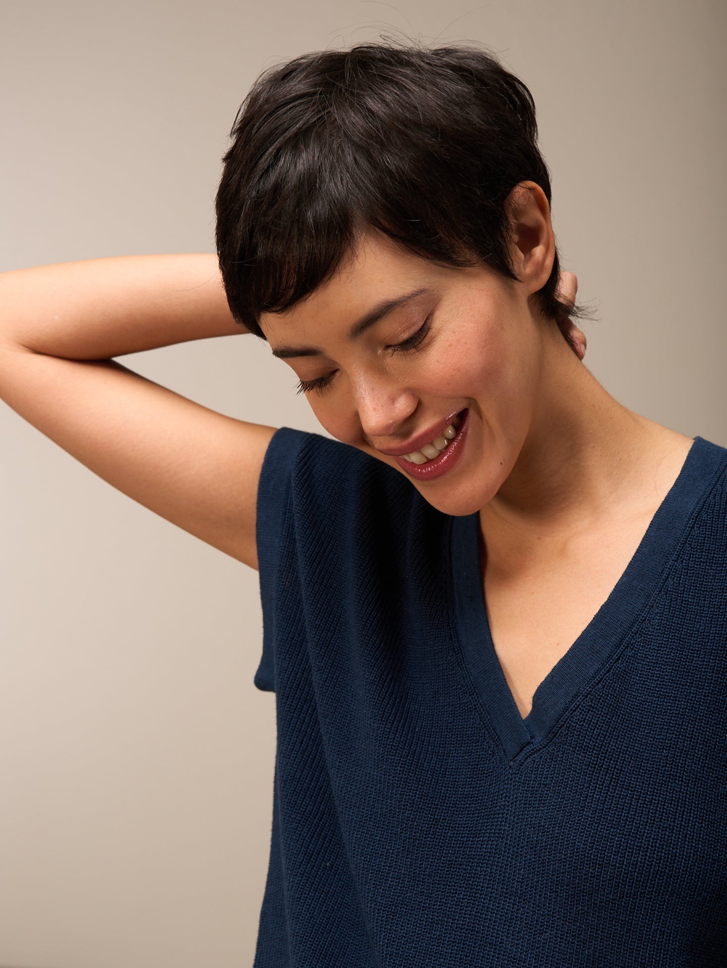 Smanicato in maglia