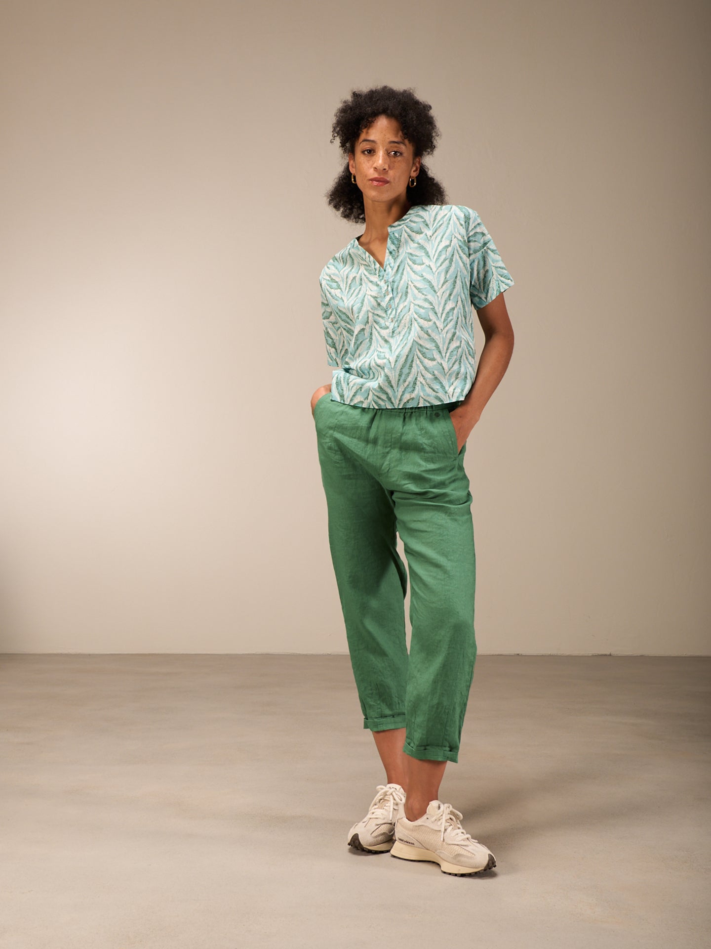 Blusa a maniche corte