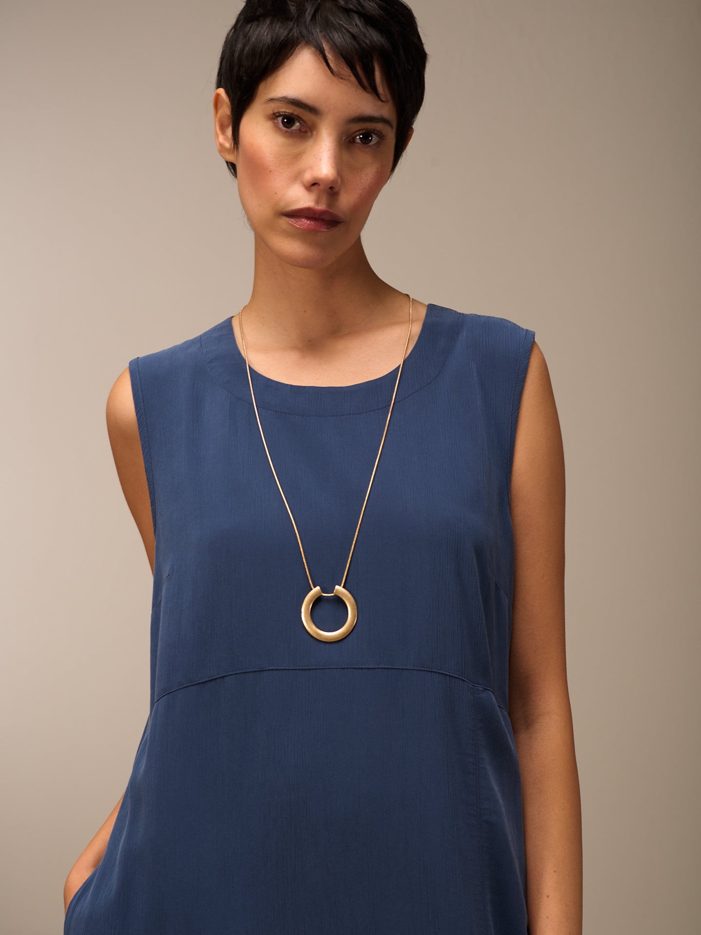 robe à col rond