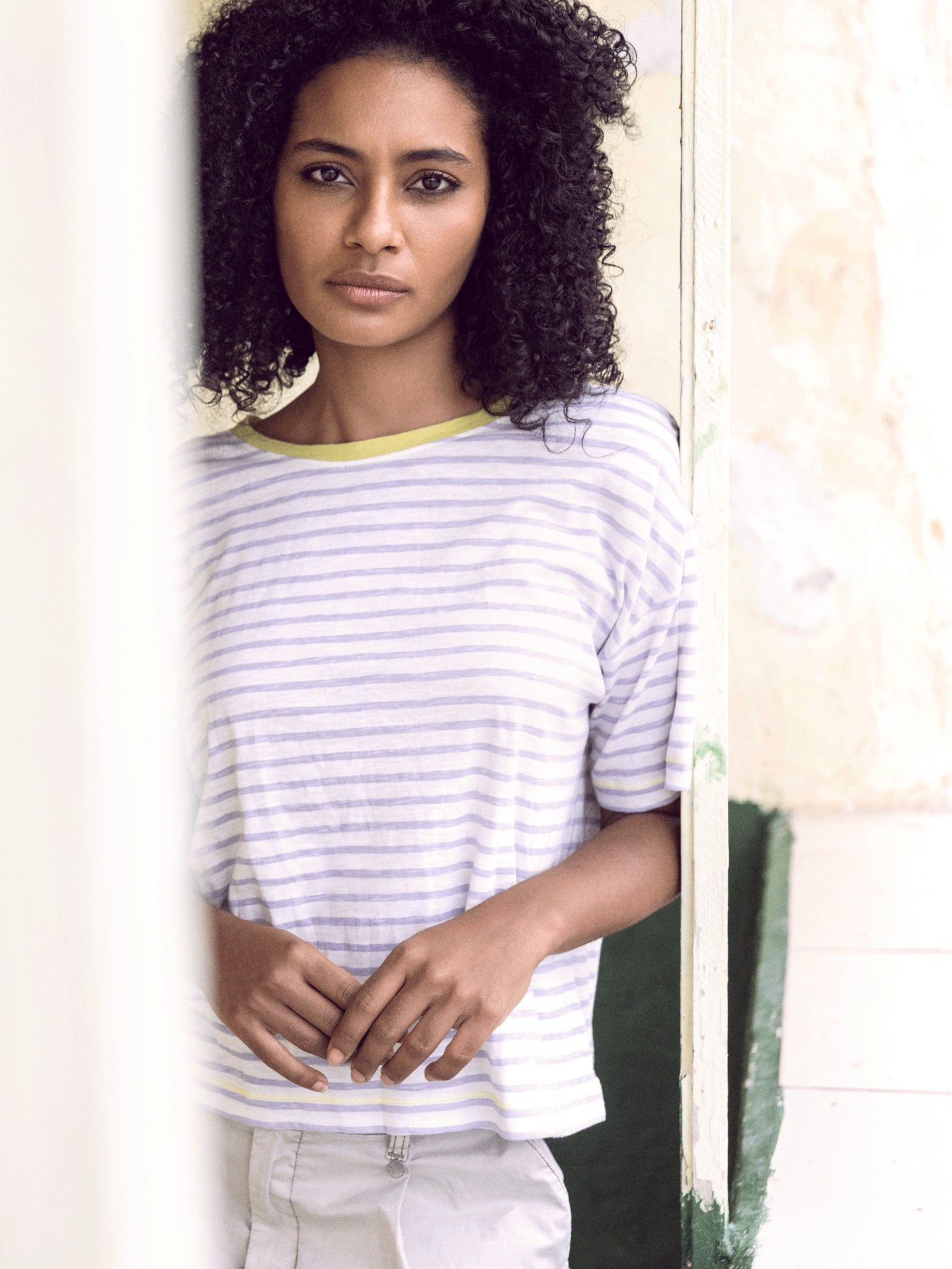 T-shirt à rayures