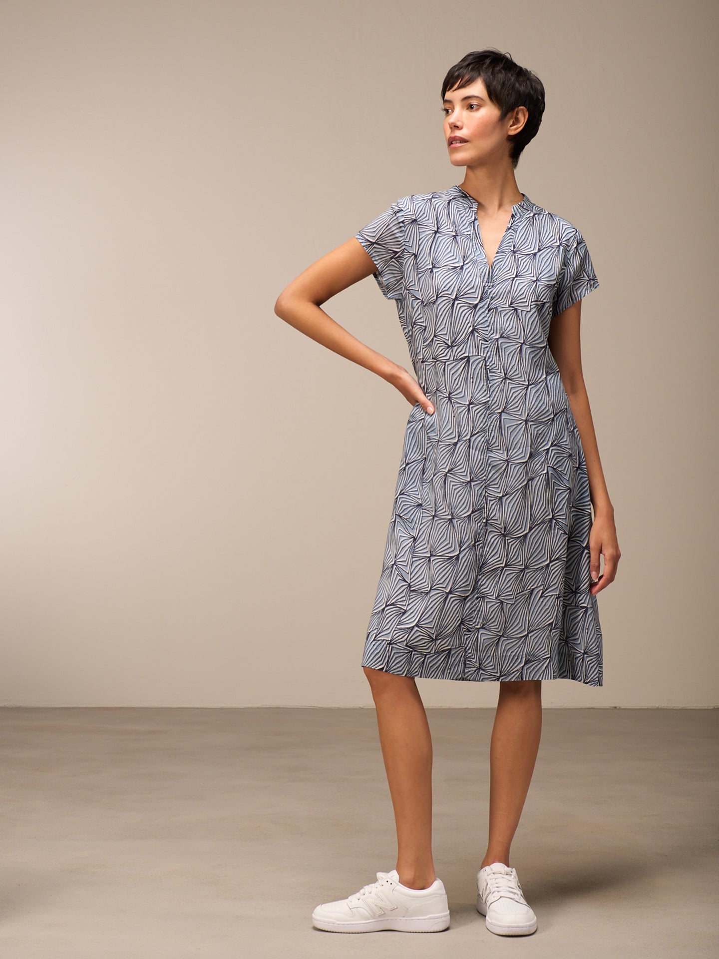 V-neck dress