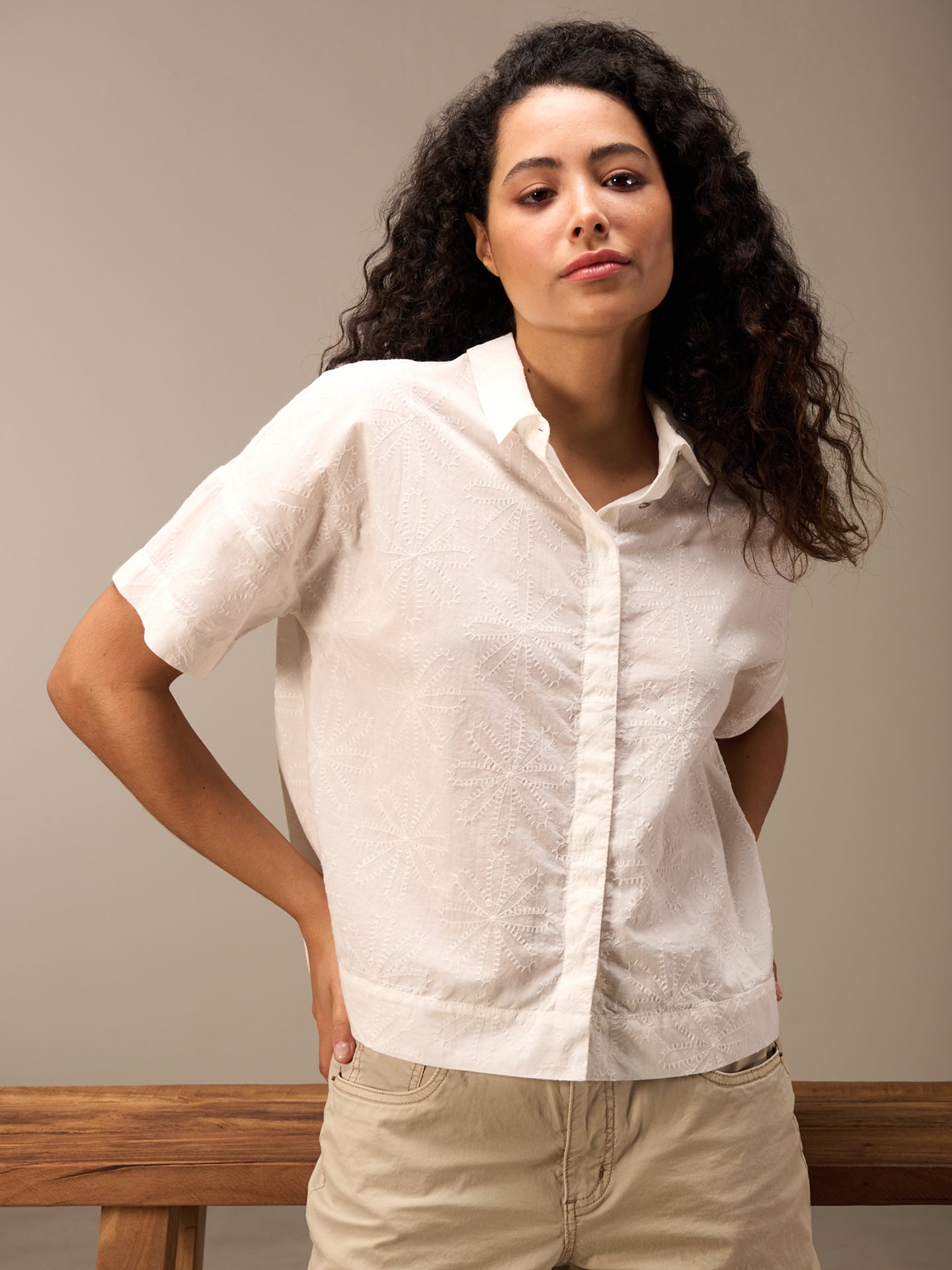 Embroidered blouse