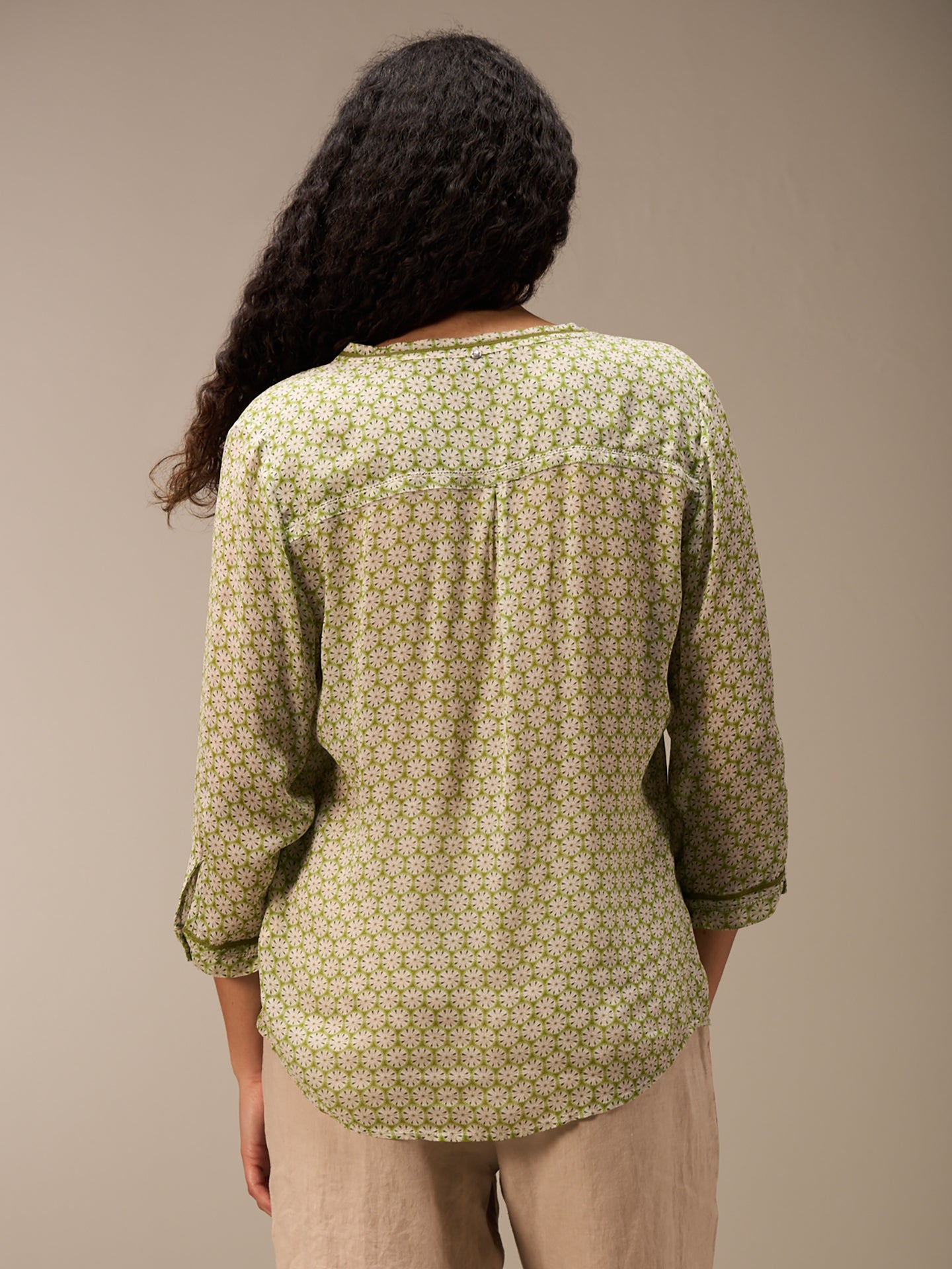 V-neck blouse