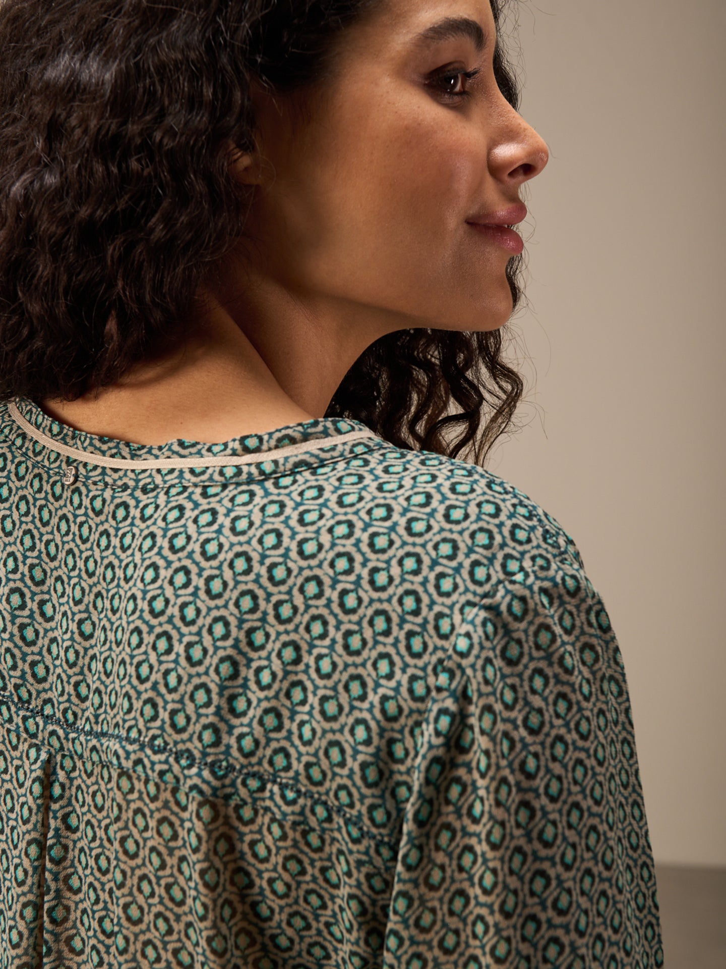 V-neck blouse