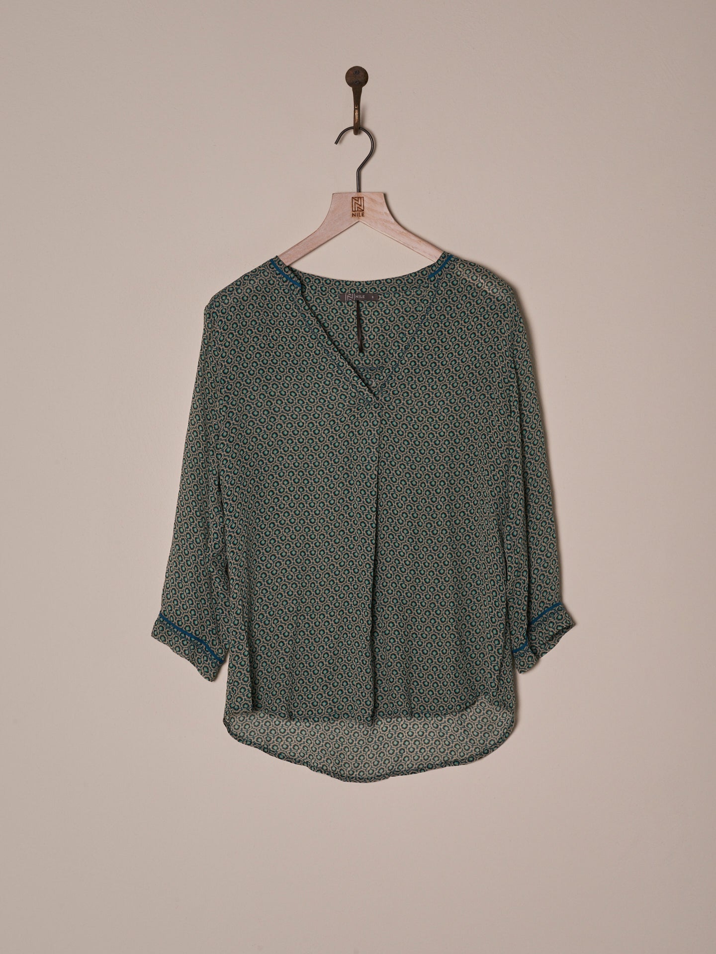 V-neck blouse