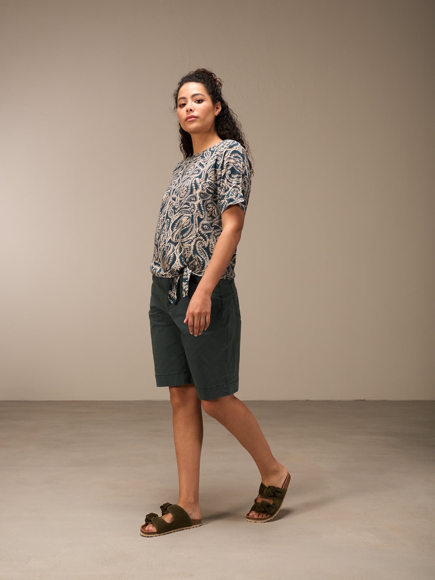 Knotted blouse