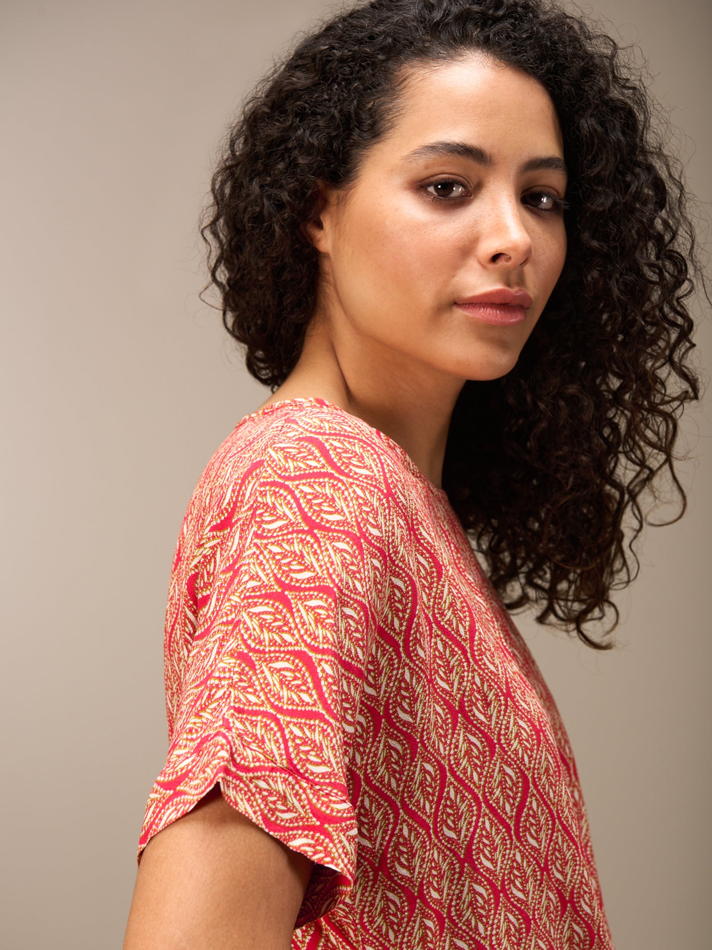 Knotted blouse