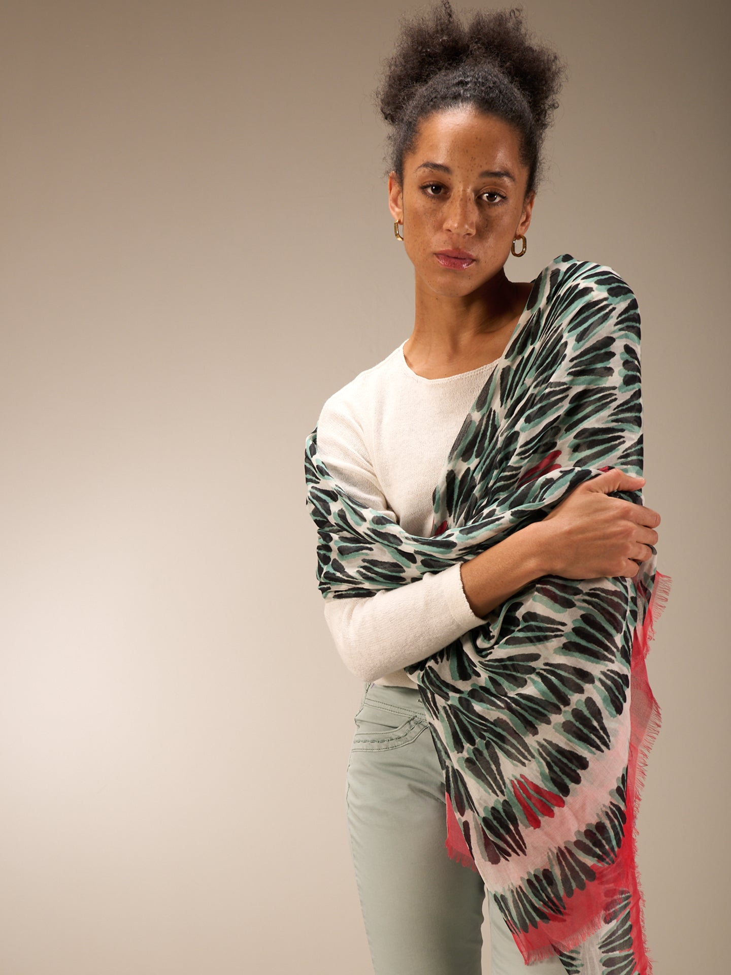 foulard imprimé