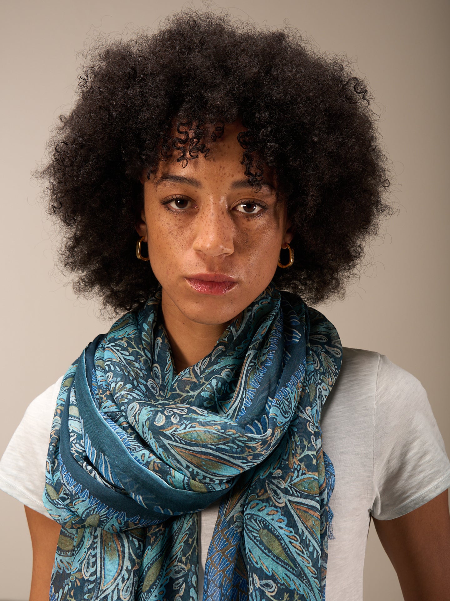 foulard imprimé
