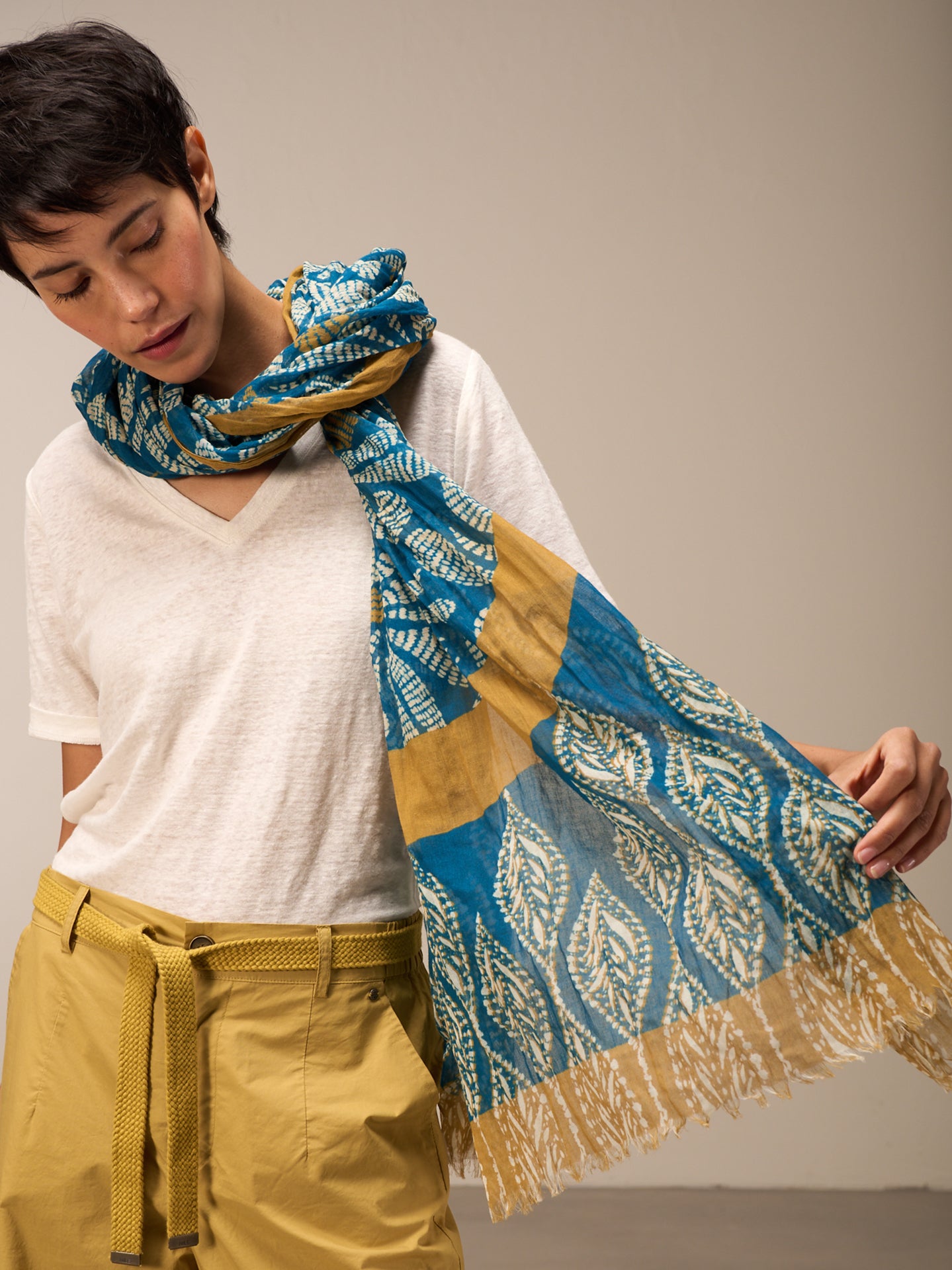foulard imprimé