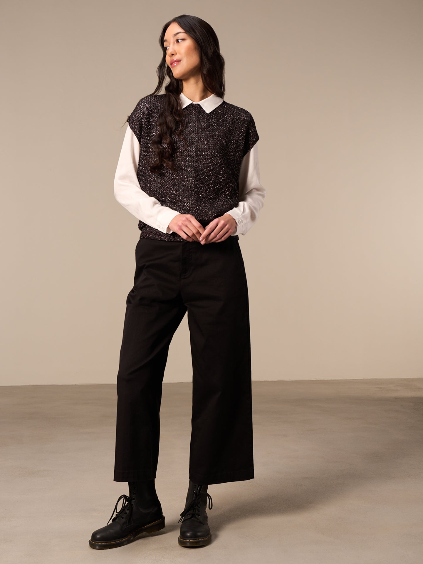 Satinbluse