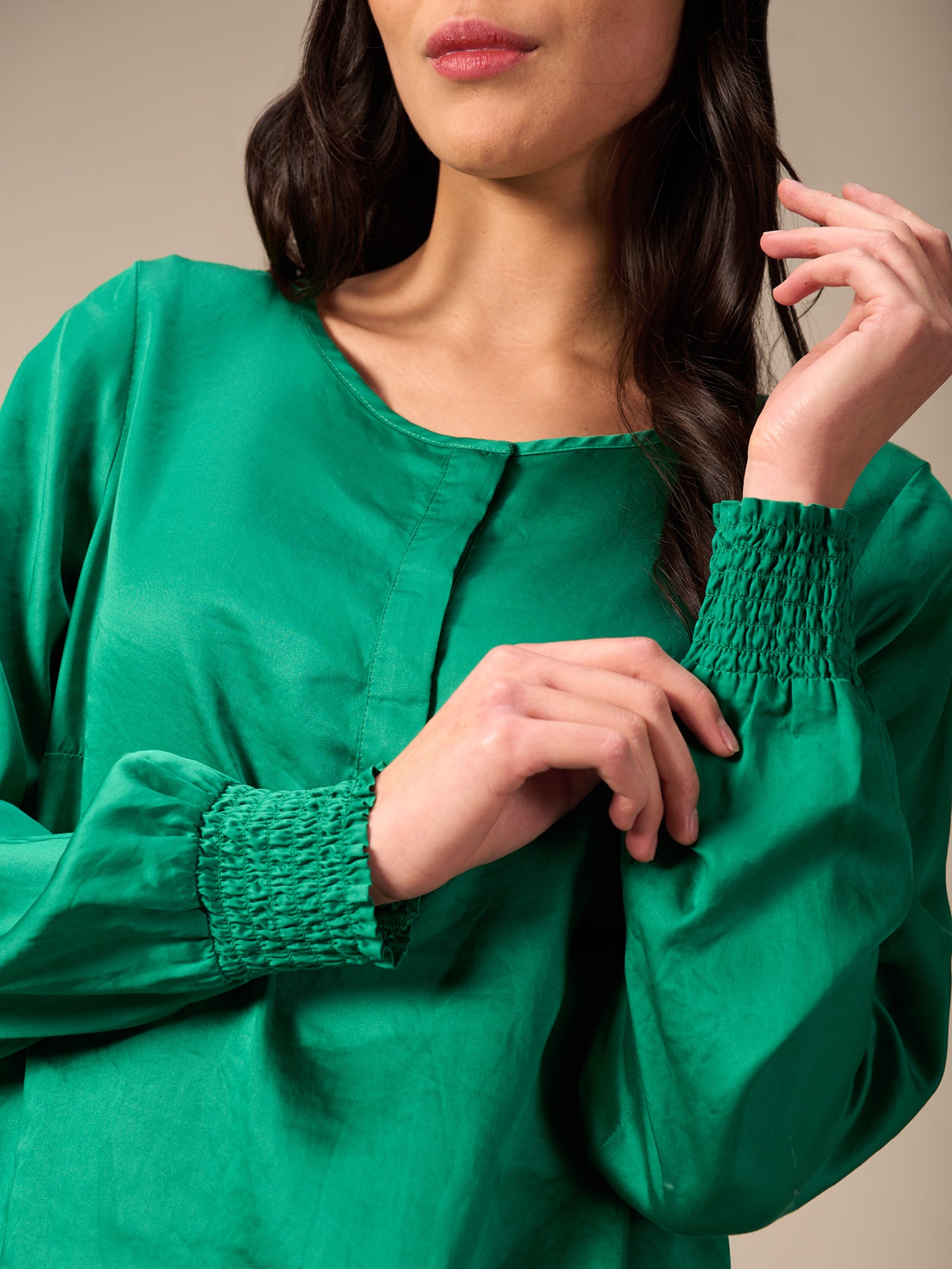 Satin blouse