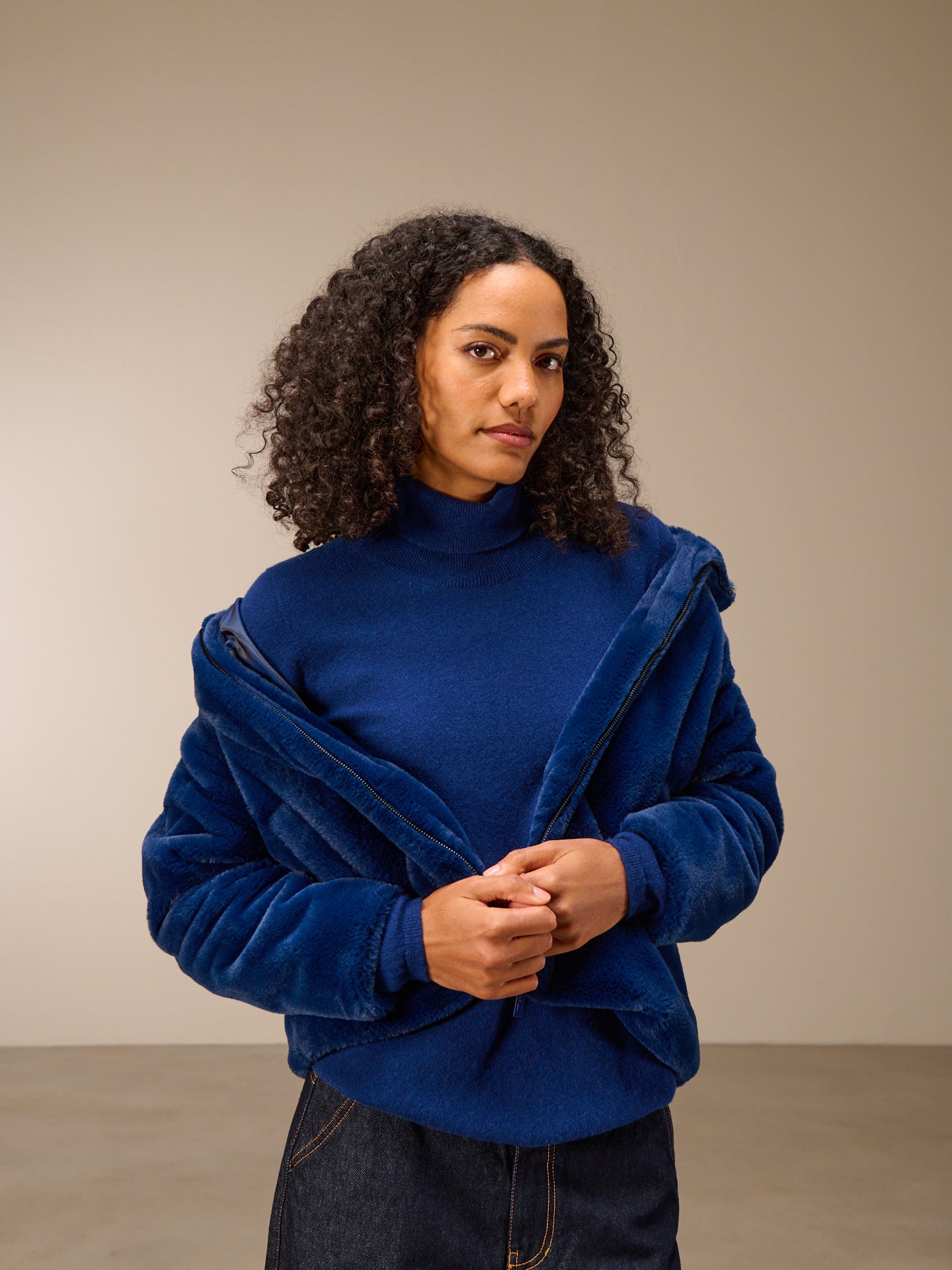 Pullover mit Rollkragen