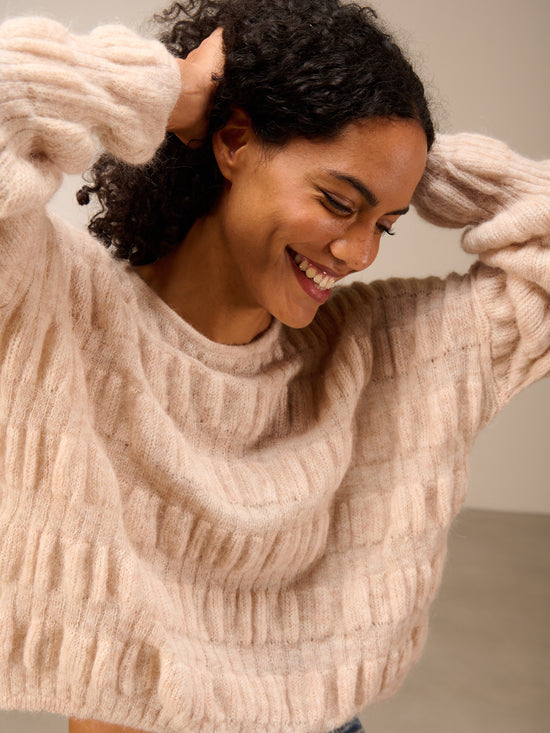 Strickpullover mit Wolle